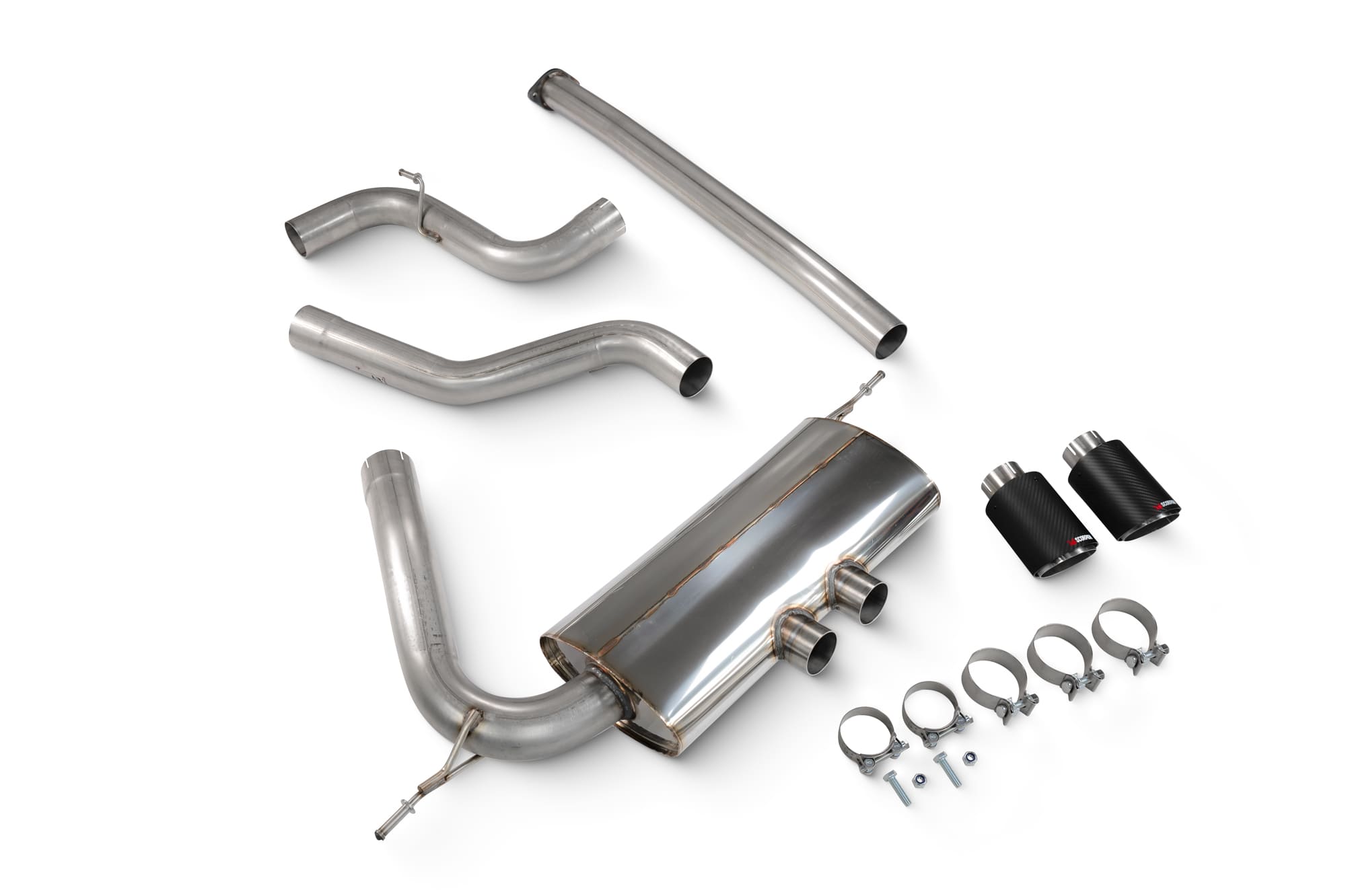 Ford Focus MK3 ST 250 Hatch Non GPF Model Only Non-resonated cat-back system - Scorpion