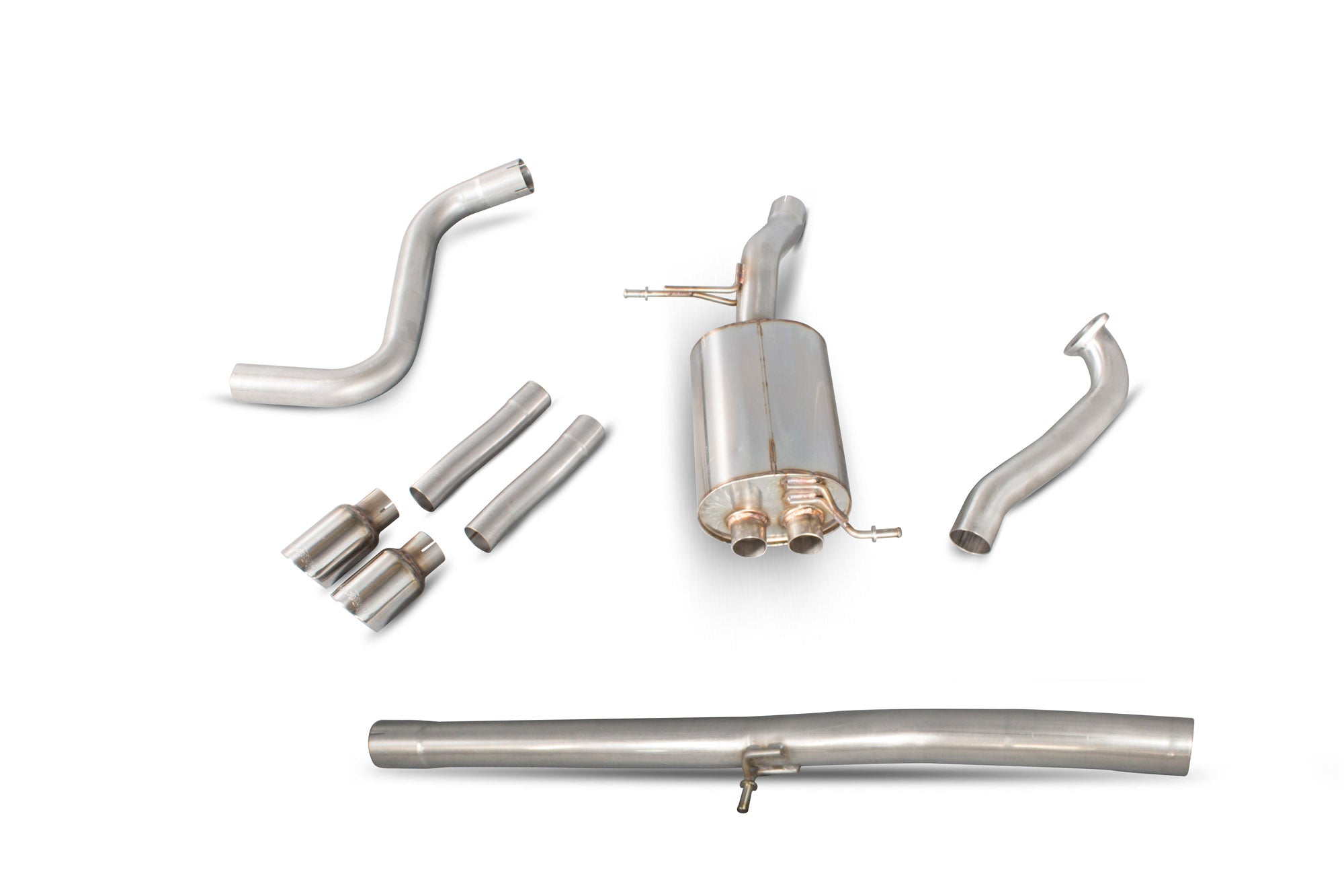 Ford Fiesta Ecoboost 1.0T 100,125 & 140 PS Non-resonated cat-back system - Scorpion