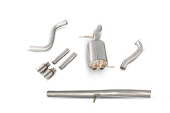 Ford Fiesta Ecoboost 1.0T 100,125 & 140 PS Non-resonated cat-back system - Scorpion