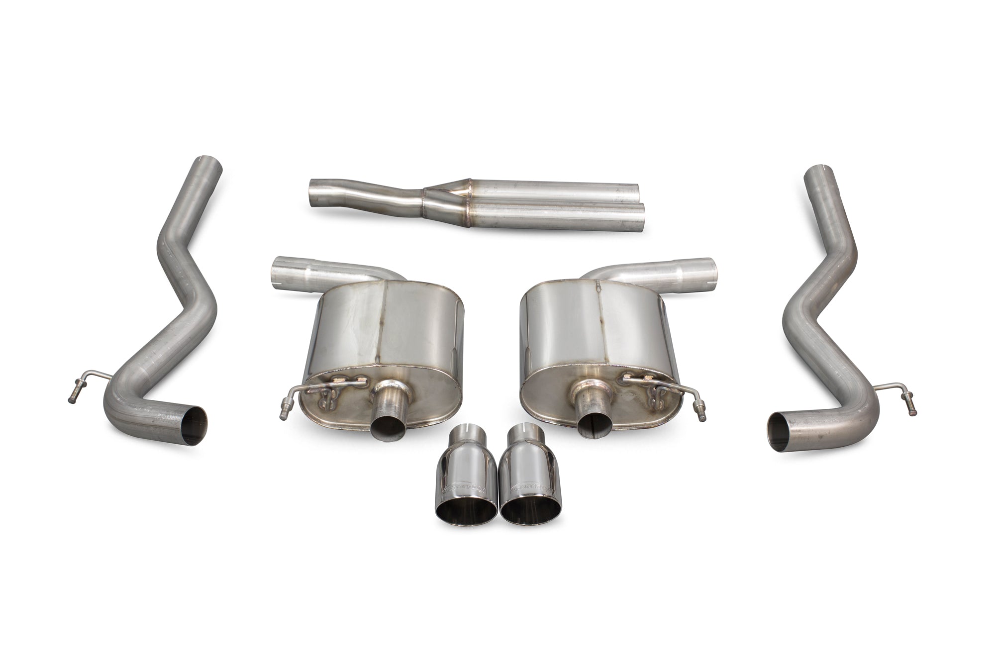 Ford Mustang 2.3T Non GPF Model Only Non-resonated cat-back system - Scorpion