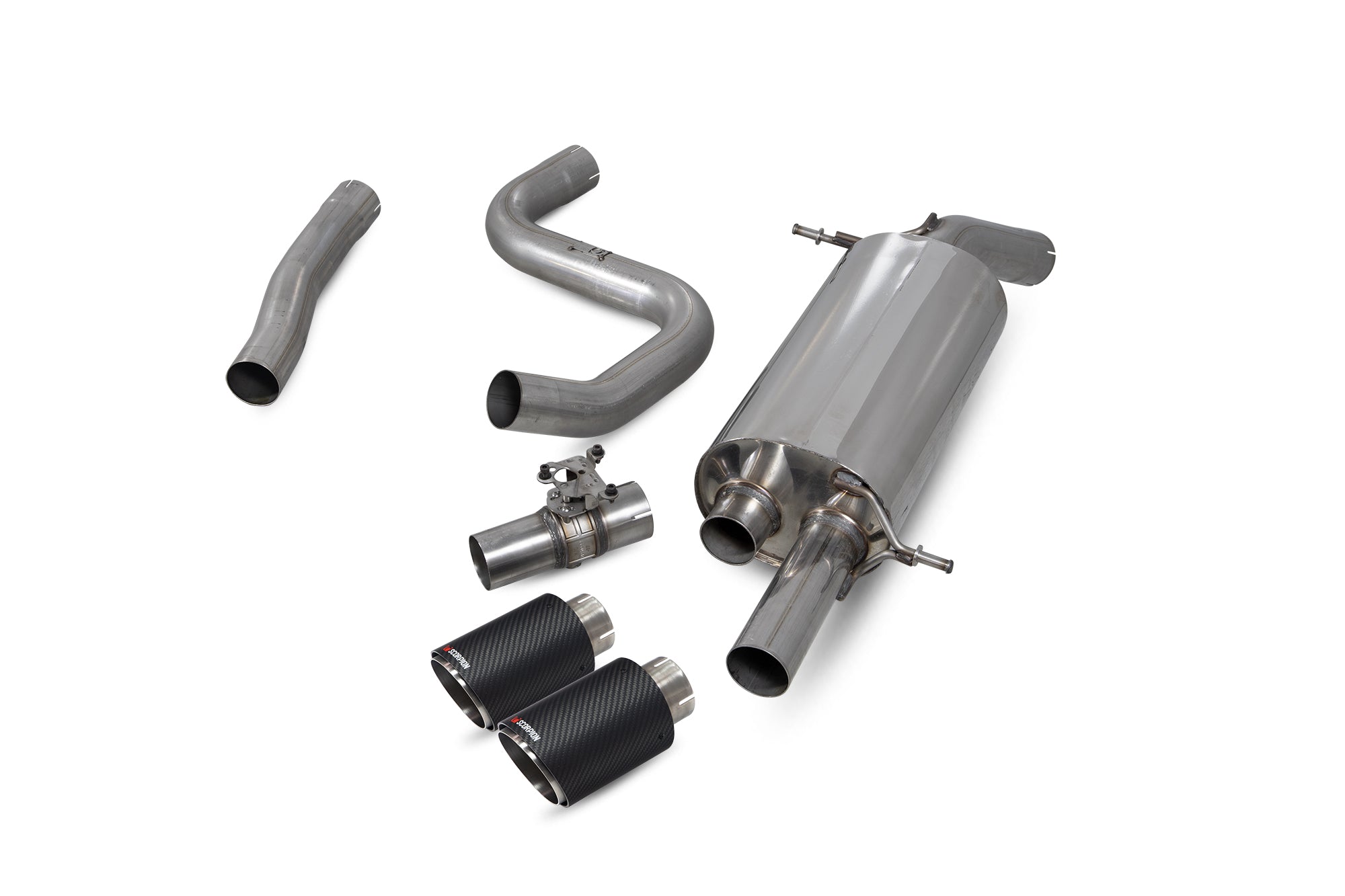 Ford Fiesta ST MK8 (Pre September 2020) GPF-Back system with electronic valve - Scorpion