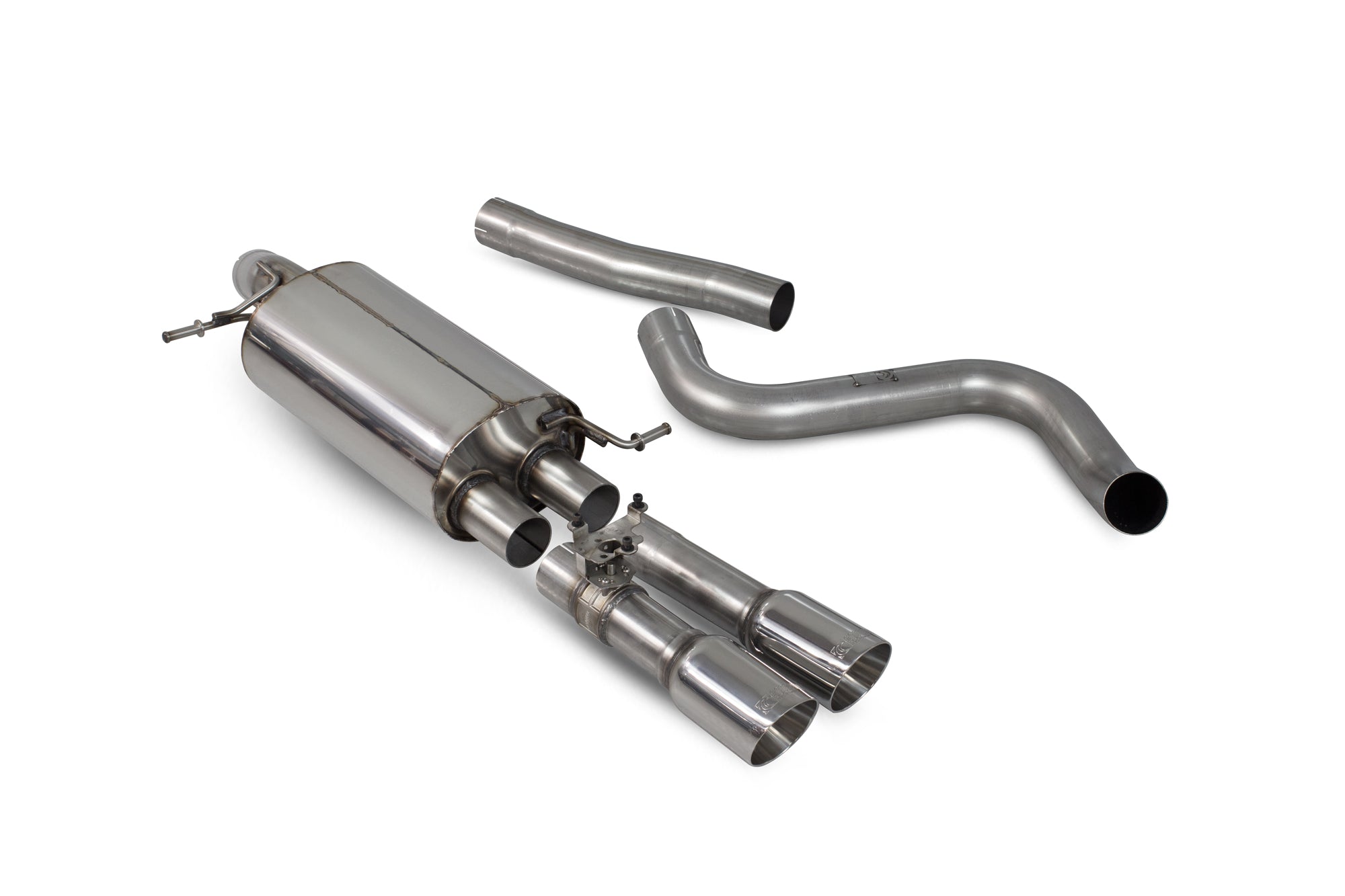 Ford Fiesta ST MK8 (Pre September 2020) GPF-Back system with electronic valve - Scorpion