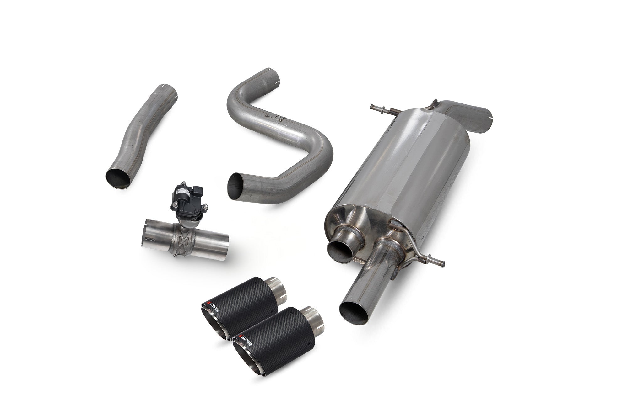 Ford Fiesta ST MK8 (post September 2020) GPF-Back system with electronic valve - Scorpion
