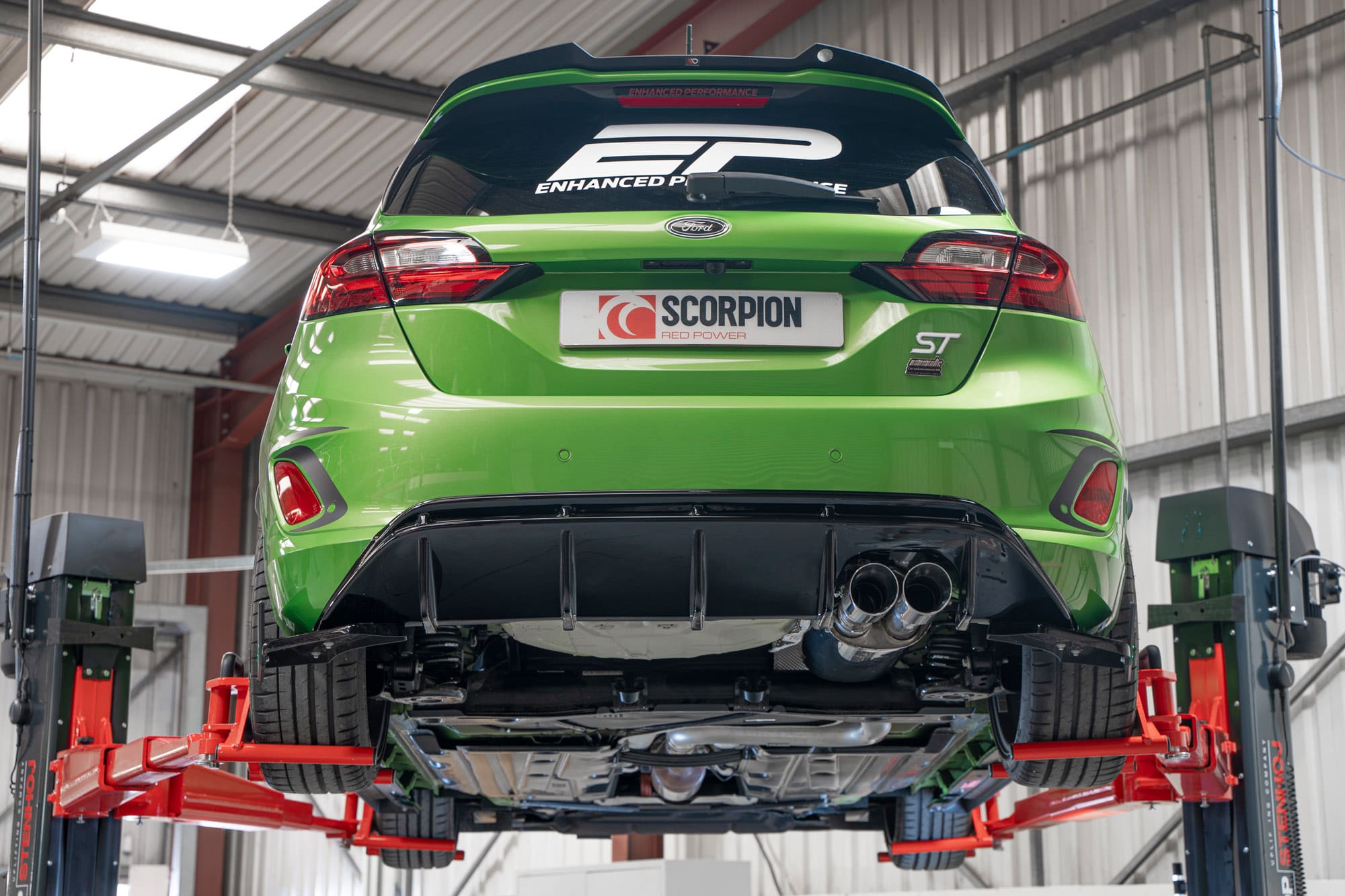 Ford Fiesta ST MK8.5 GPF-Back system with electronic valve - Scorpion