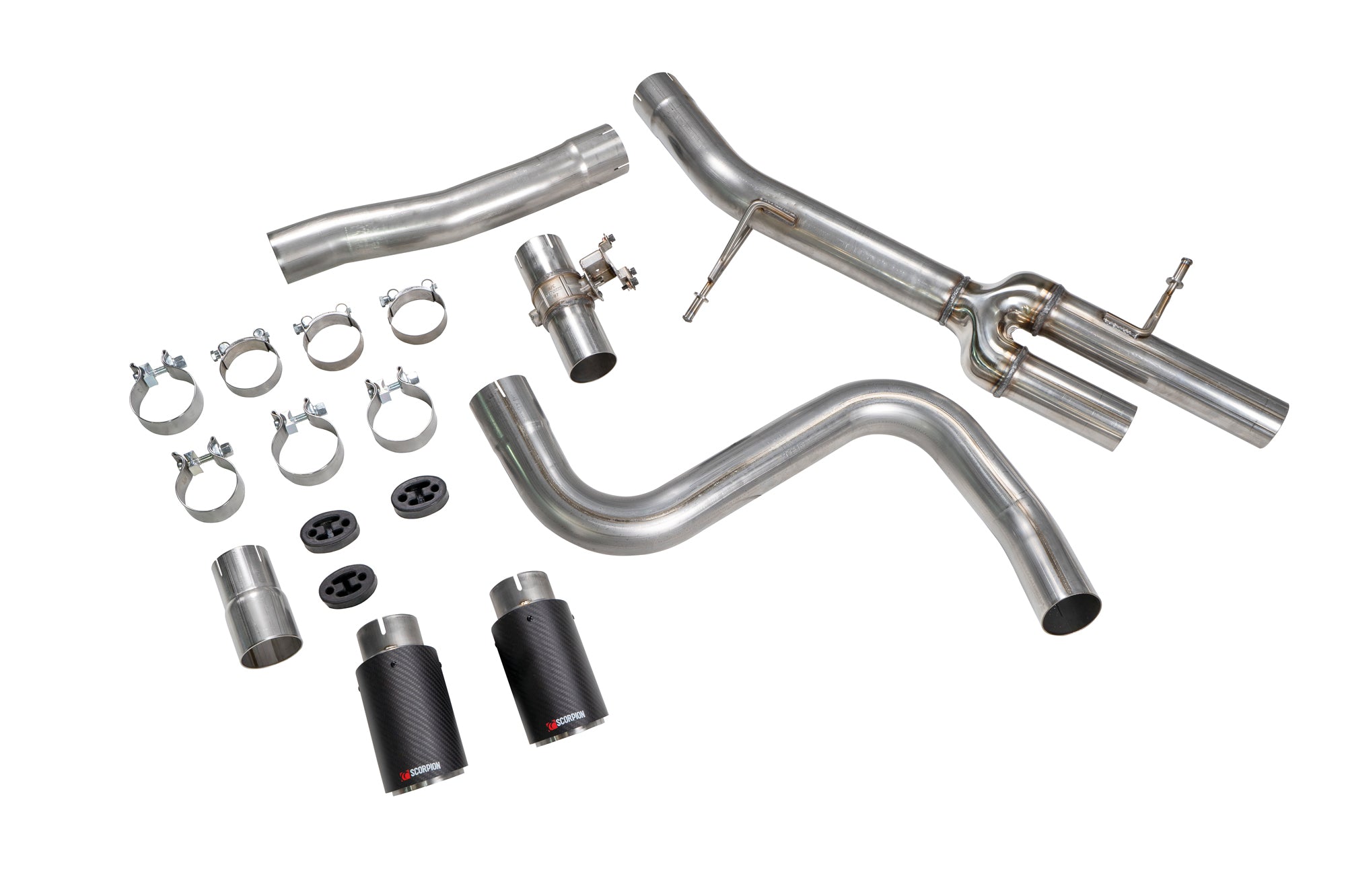 Ford Fiesta ST MK8 (Pre September 2020) Predator GPF-back system with electronic valve - Scorpion