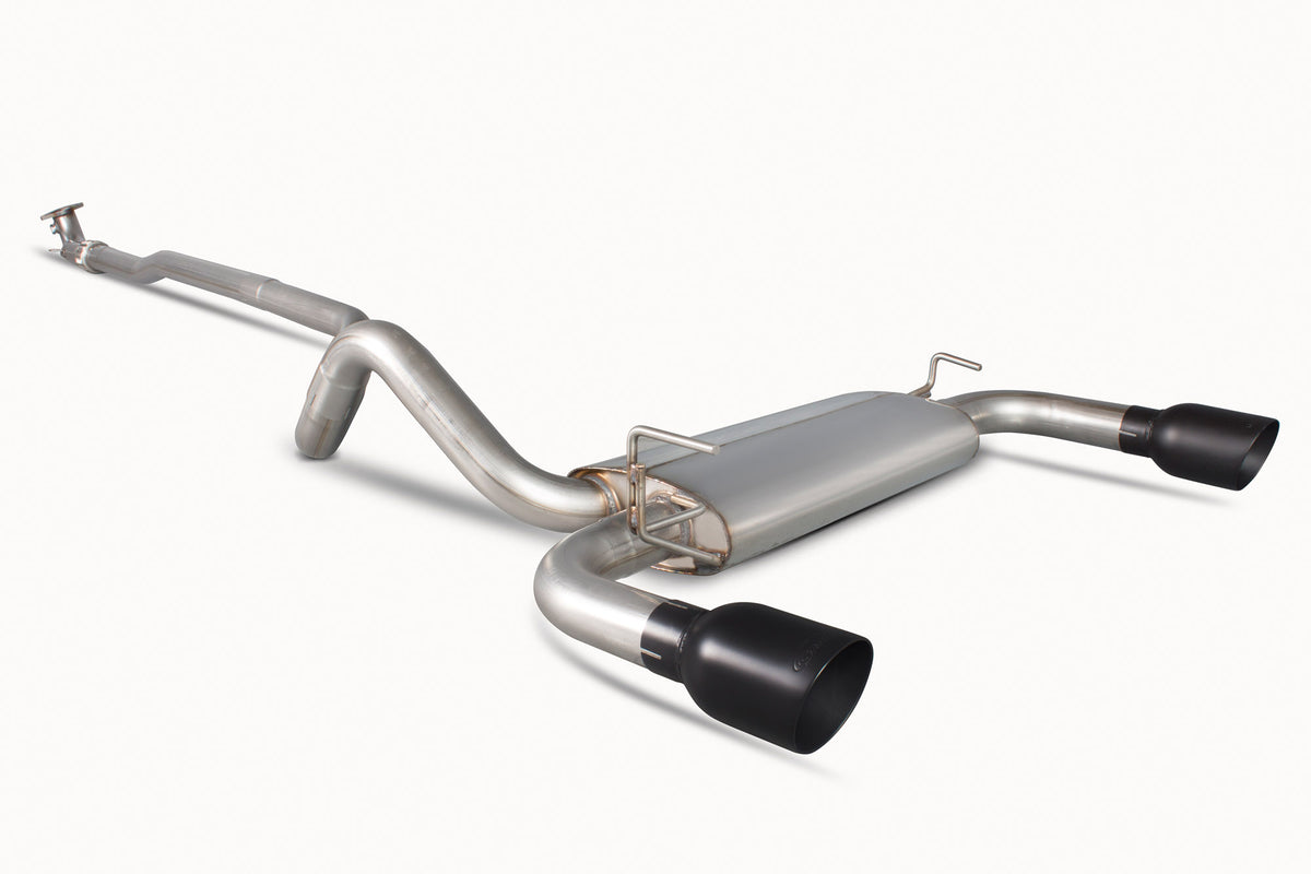 Fiat 500/595 Abarth 1.4 (IHI Turbo) / 595/695 Abarth 1.4 (Garrett Turbo) Non-resonated cat-back system - Scorpion