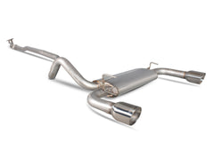 Fiat 500/595 Abarth 1.4 (IHI Turbo) / 595/695 Abarth 1.4 (Garrett Turbo) Non-resonated cat-back system - Scorpion