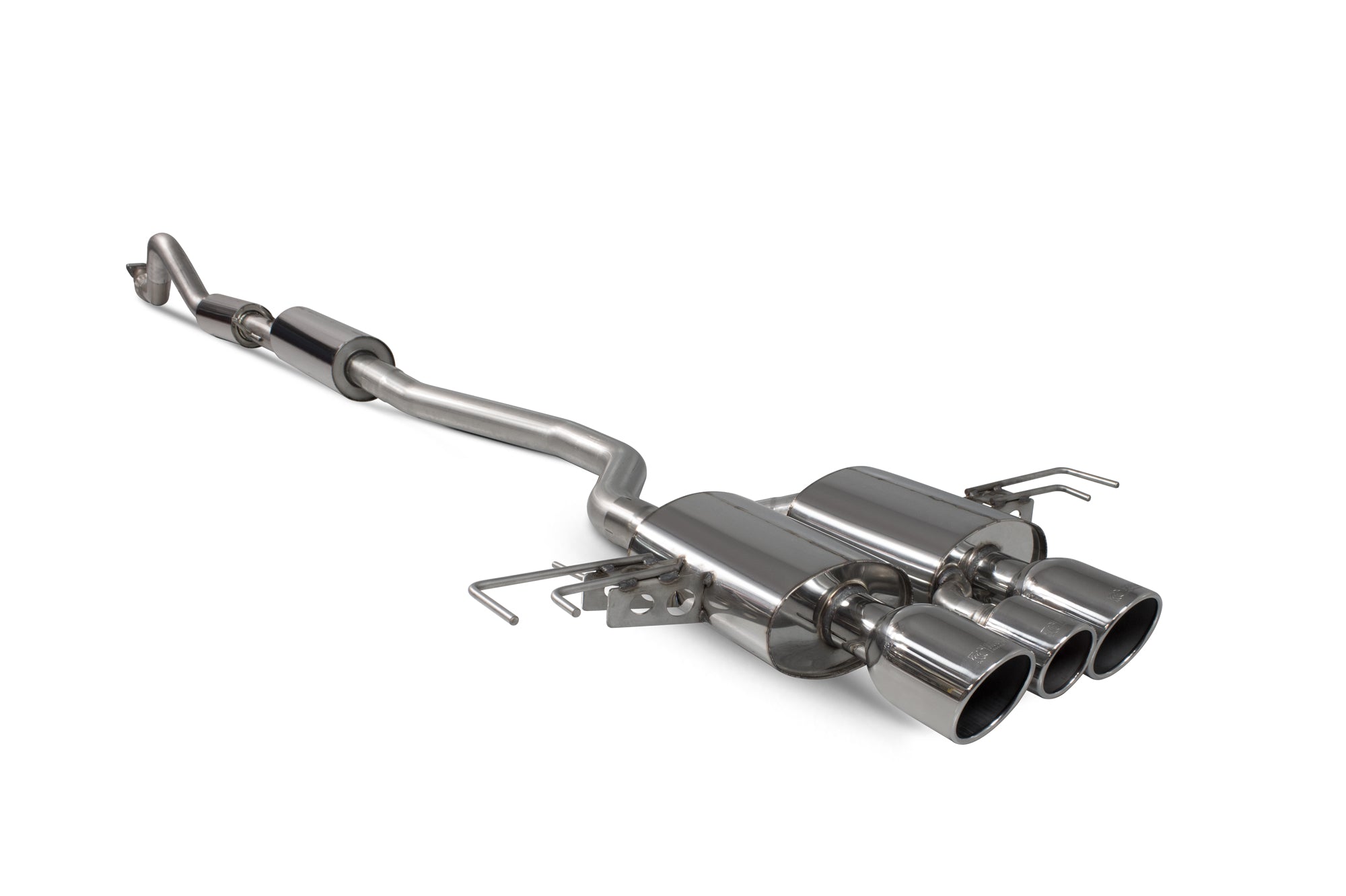 Honda Civic Type R FK8 R/H Drive Non GPF Model Only Resonated cat-back system - Scorpion