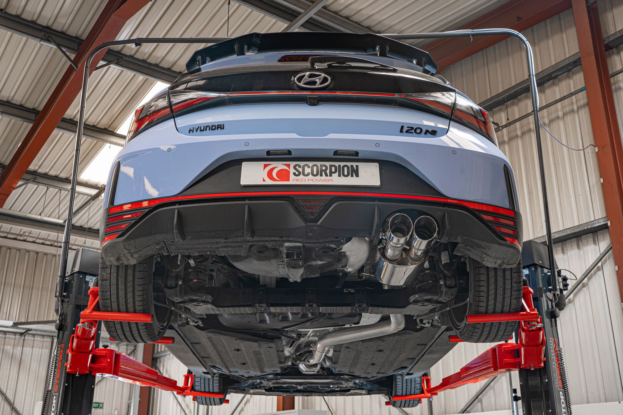 Hyundai i20N GPF-back with electronic valve - Scorpion