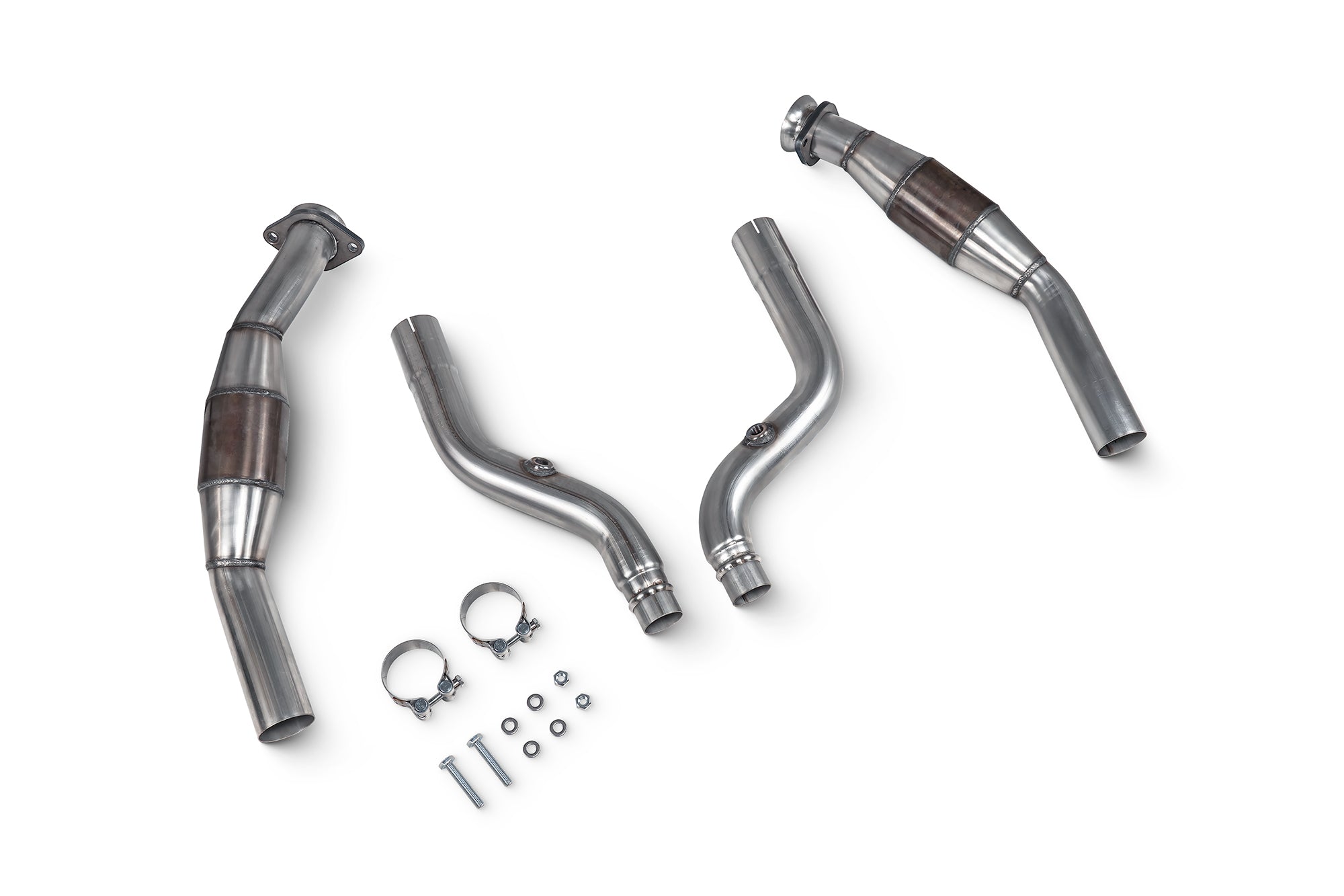 Jaguar F Type R 5.0 Coupe & Convertible, rear wheel drive & all wheel drive Sports Cat Front Pipes - Scorpion