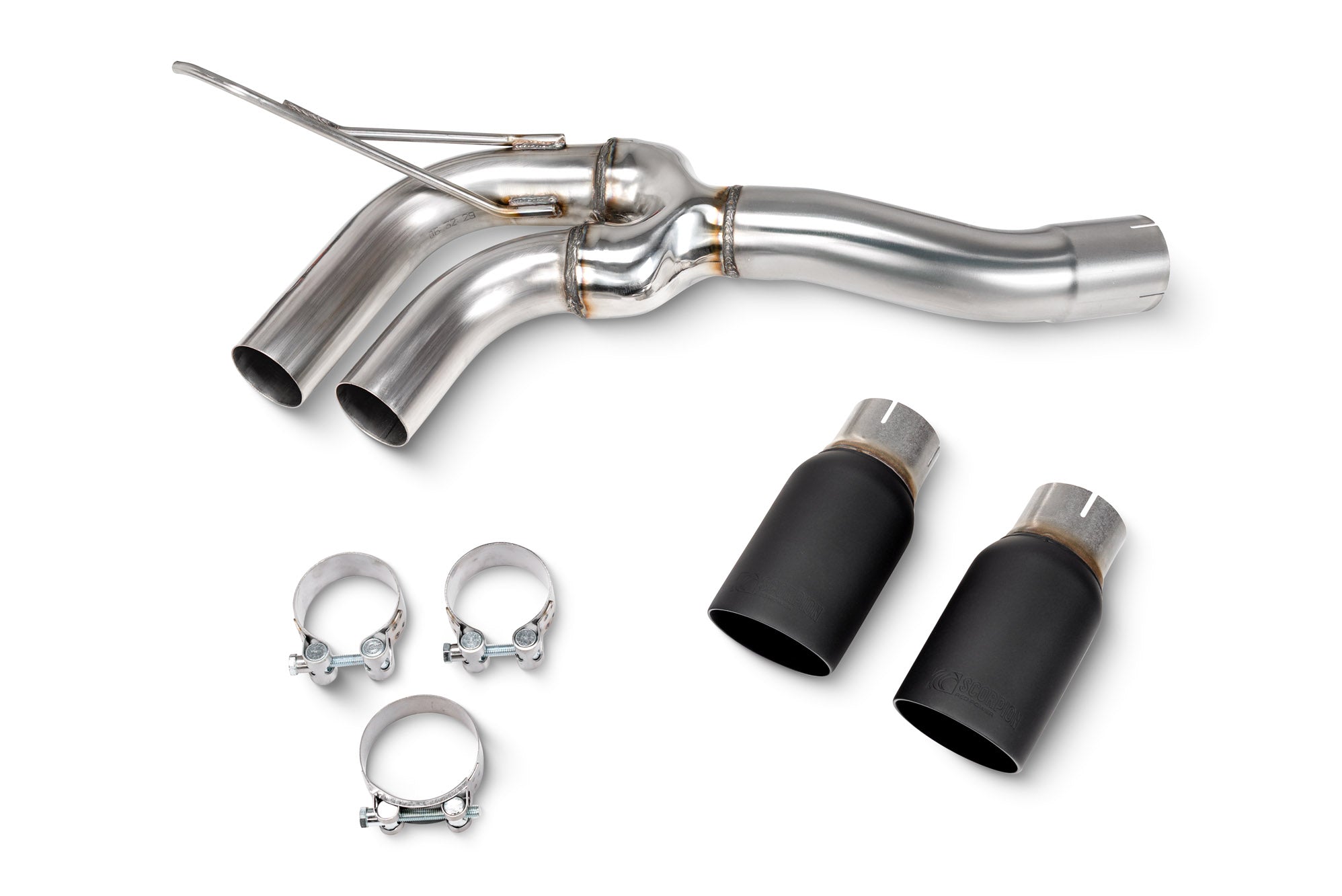 Land Rover Defender D200, D250, D300 & D350, 90, 110 &130 (3.0 Diesel Models) Rear Silencer Delete - Scorpion