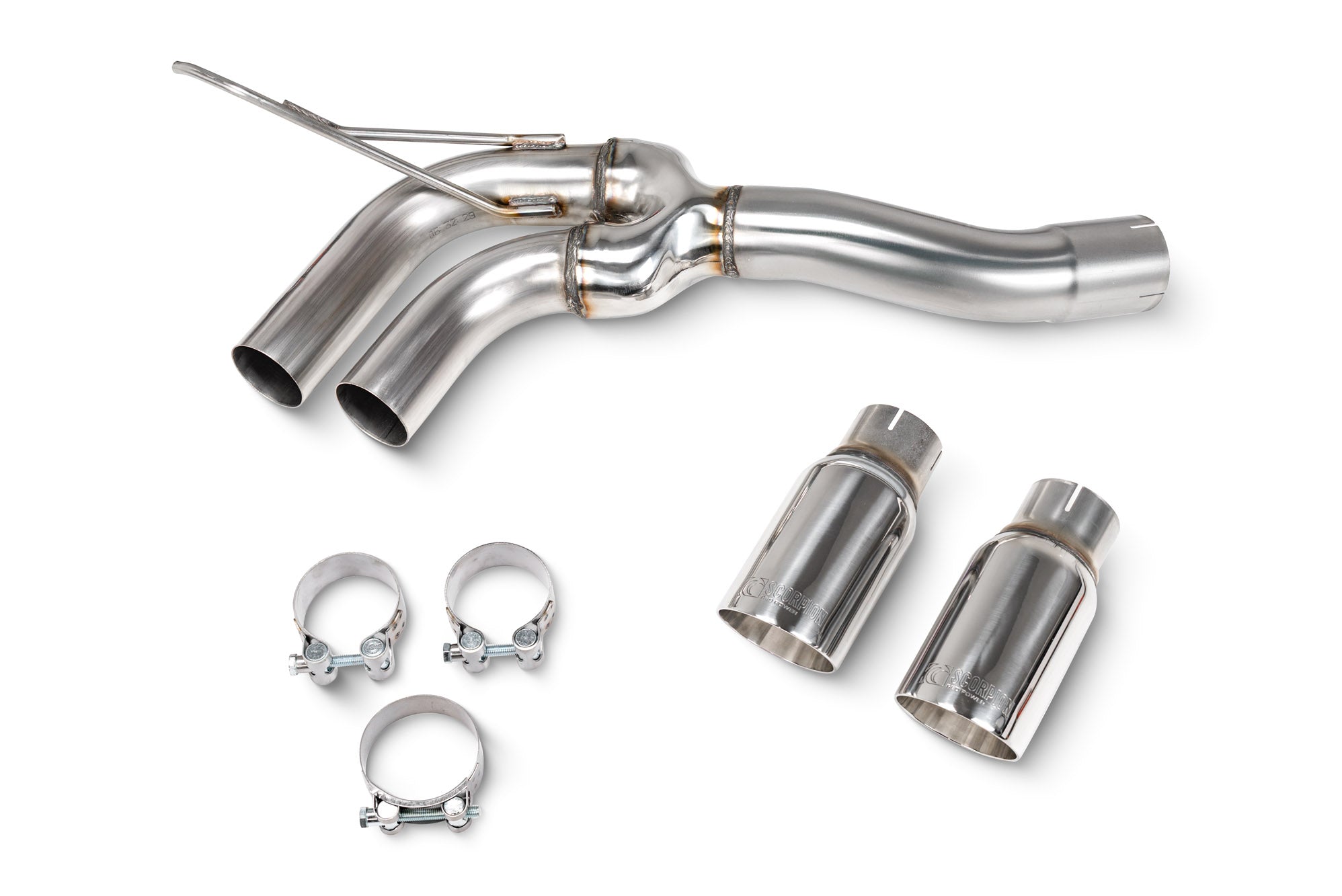 Land Rover Defender D200, D250, D300 & D350, 90, 110 &130 (3.0 Diesel Models) Rear Silencer Delete - Scorpion