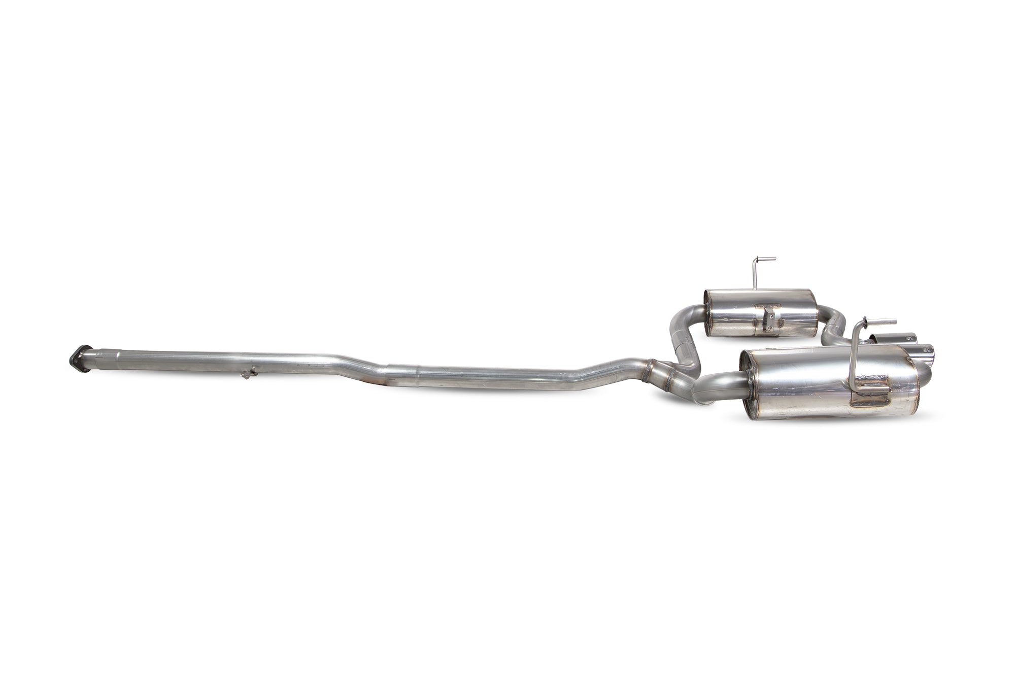 Mini Cooper S R52/R53 Non-resonated cat-back system - Scorpion