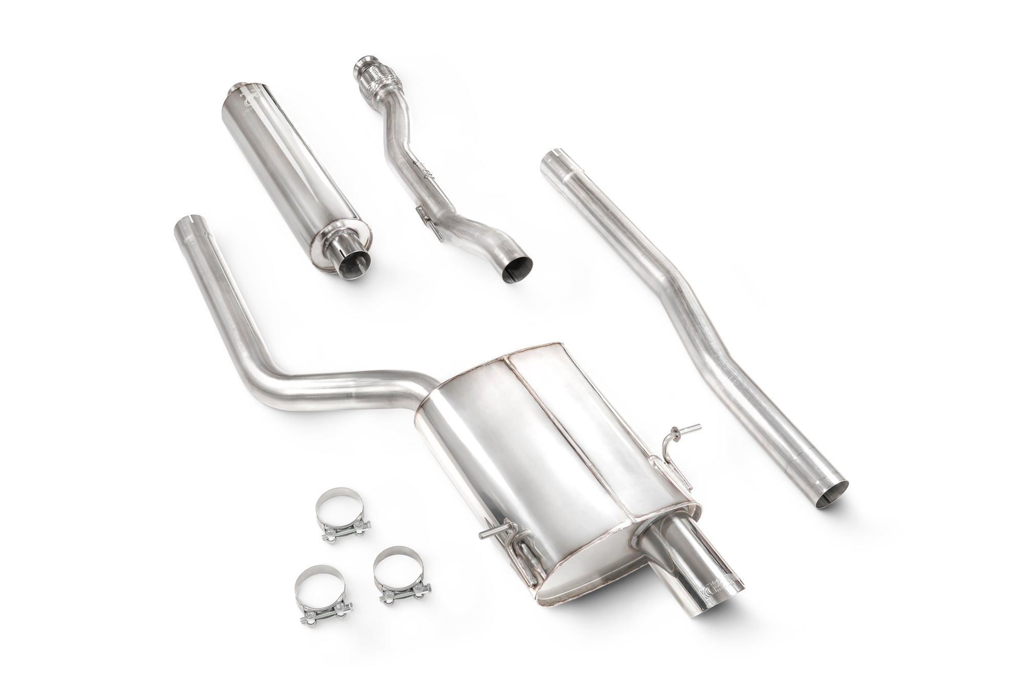 Mini One/Cooper R56 1.4 & 1.6 Resonated cat-back system - Scorpion