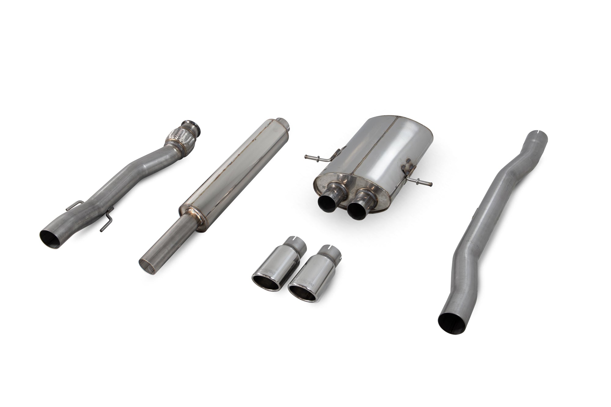 Mini Cooper S R56 / R57 / R58 / R59 Resonated cat-back system - Scorpion