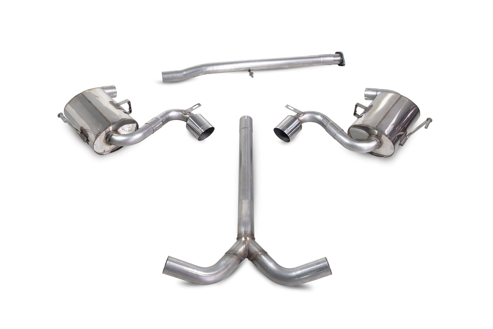 Mini Cooper S R52/R53 Resonated cat-back system - Scorpion