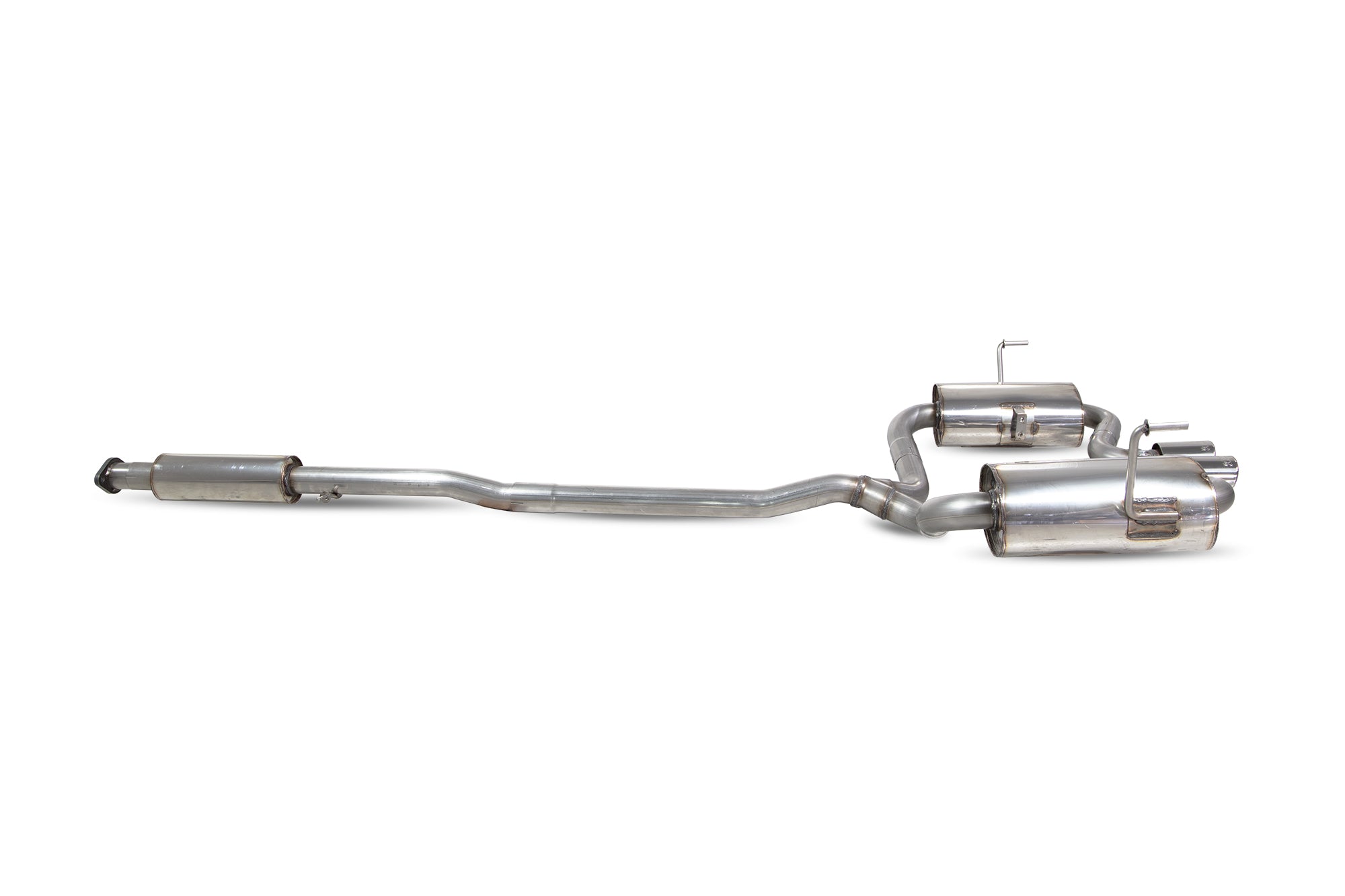 Mini Cooper S R52/R53 Resonated cat-back system - Scorpion