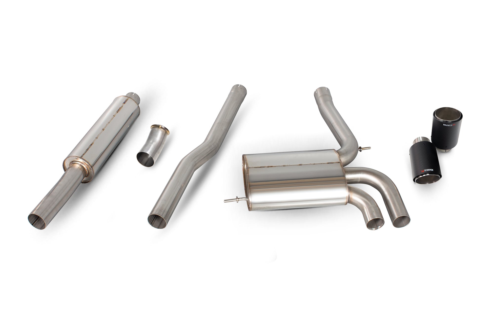Mini Cooper S F56 (Non UK/Euro models) Resonated cat-back system - Scorpion