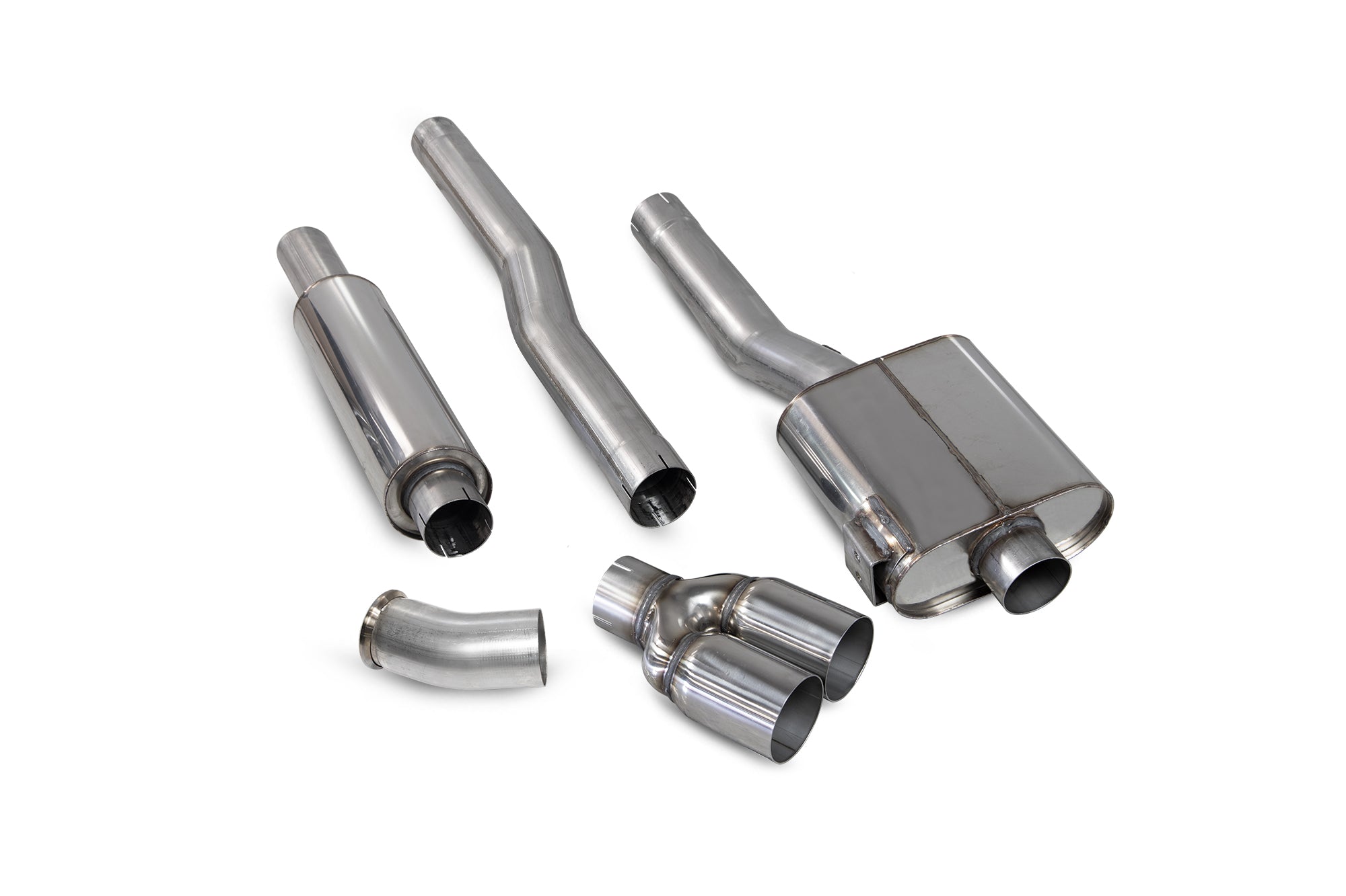 Mini Cooper S F56 (Non UK/Euro models) Resonated Mini Challenge cat-back system - Scorpion