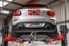 Mini Countryman R60/Paceman R61 Cooper S All4 Non-resonated cat-back system - Scorpion