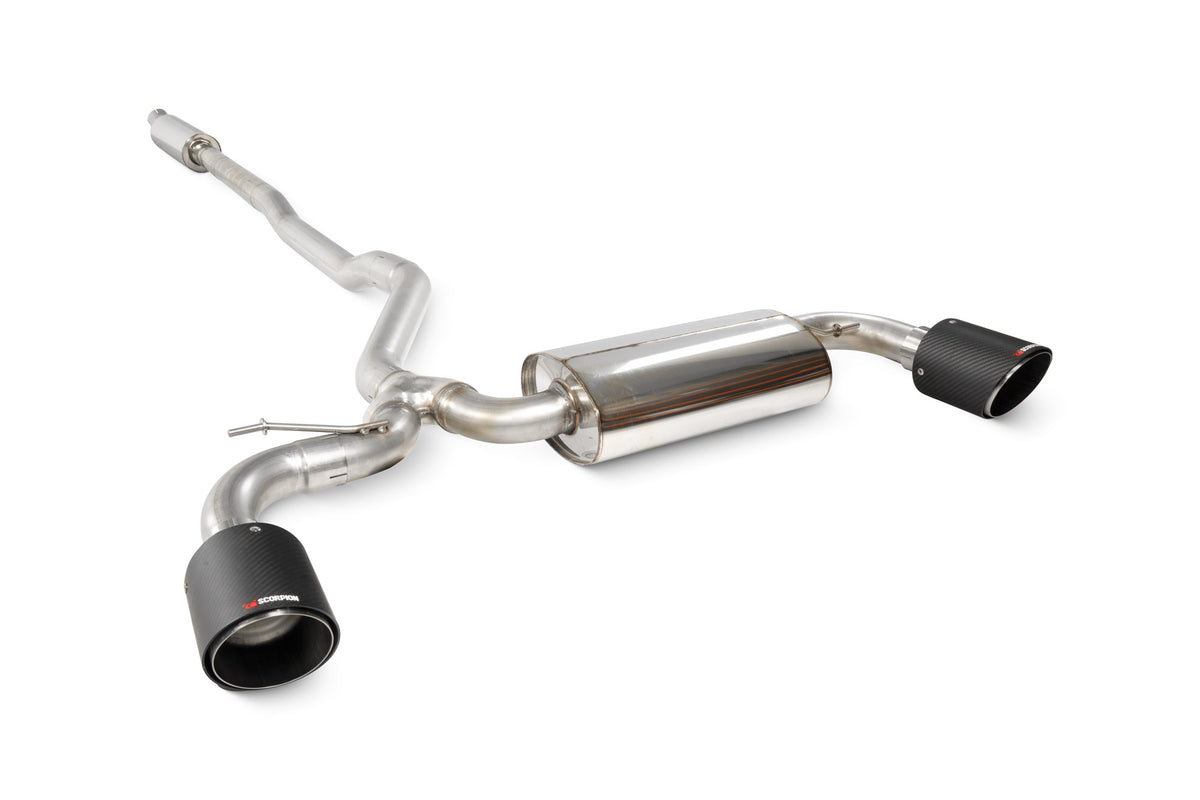 Mini Clubman F54 Cooper S 15-18 Non GPF Models Resonated Cat-Back System - Scorpion