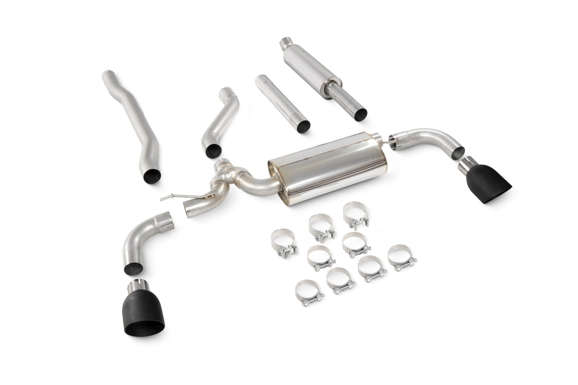 Mini Clubman F54 Cooper S 15-18 Non GPF Models Resonated Cat-Back System - Scorpion