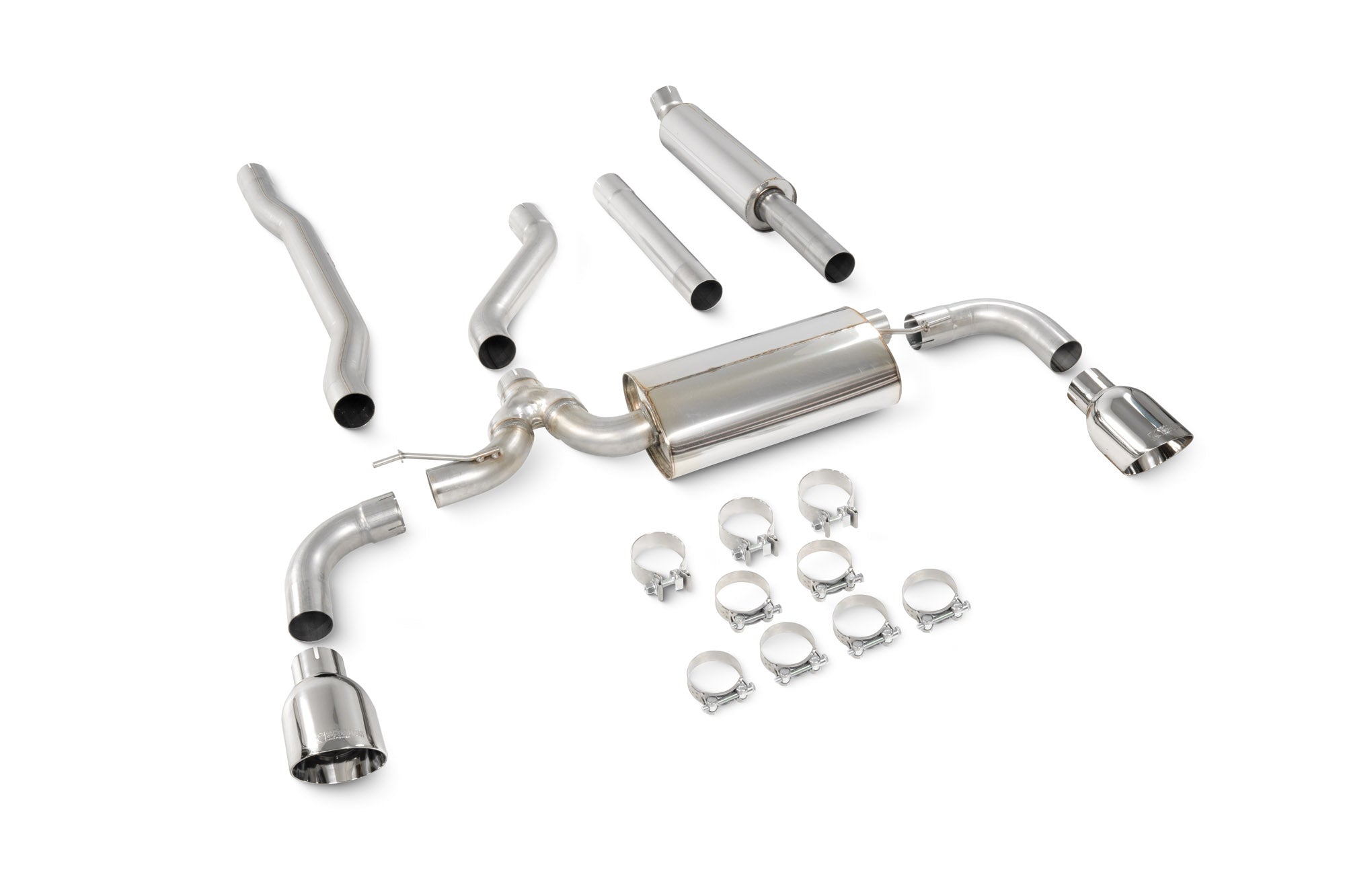Mini Clubman F54 Cooper S 15-18 Non GPF Models Resonated Cat-Back System - Scorpion