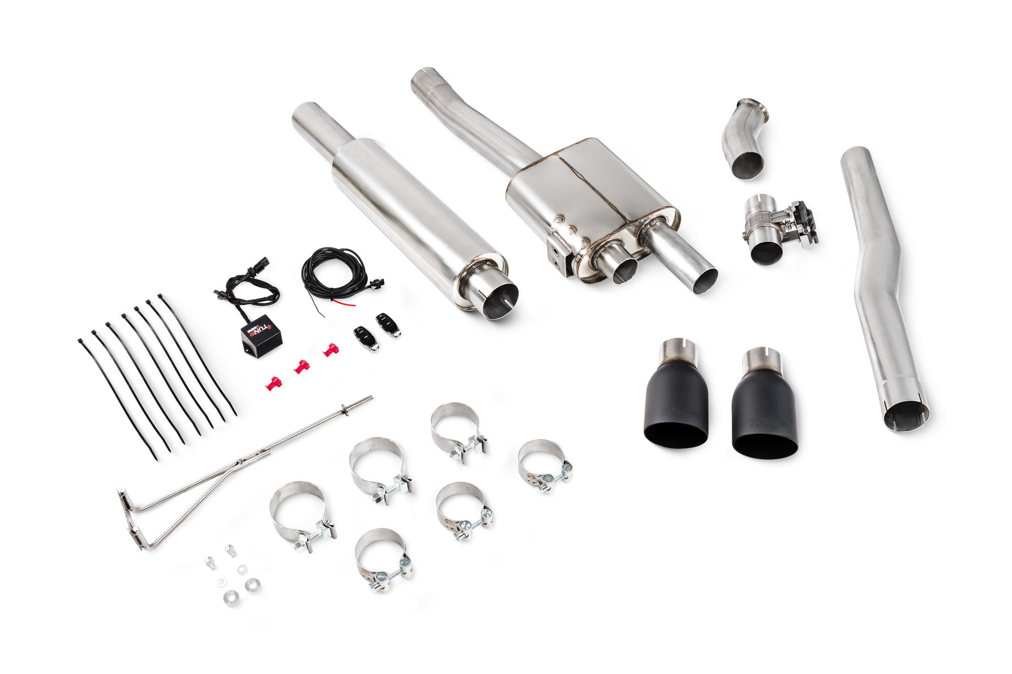 Mini Cooper S F56 (Non UK/Euro models) TunR Resonated cat-back system with valve - Scorpion