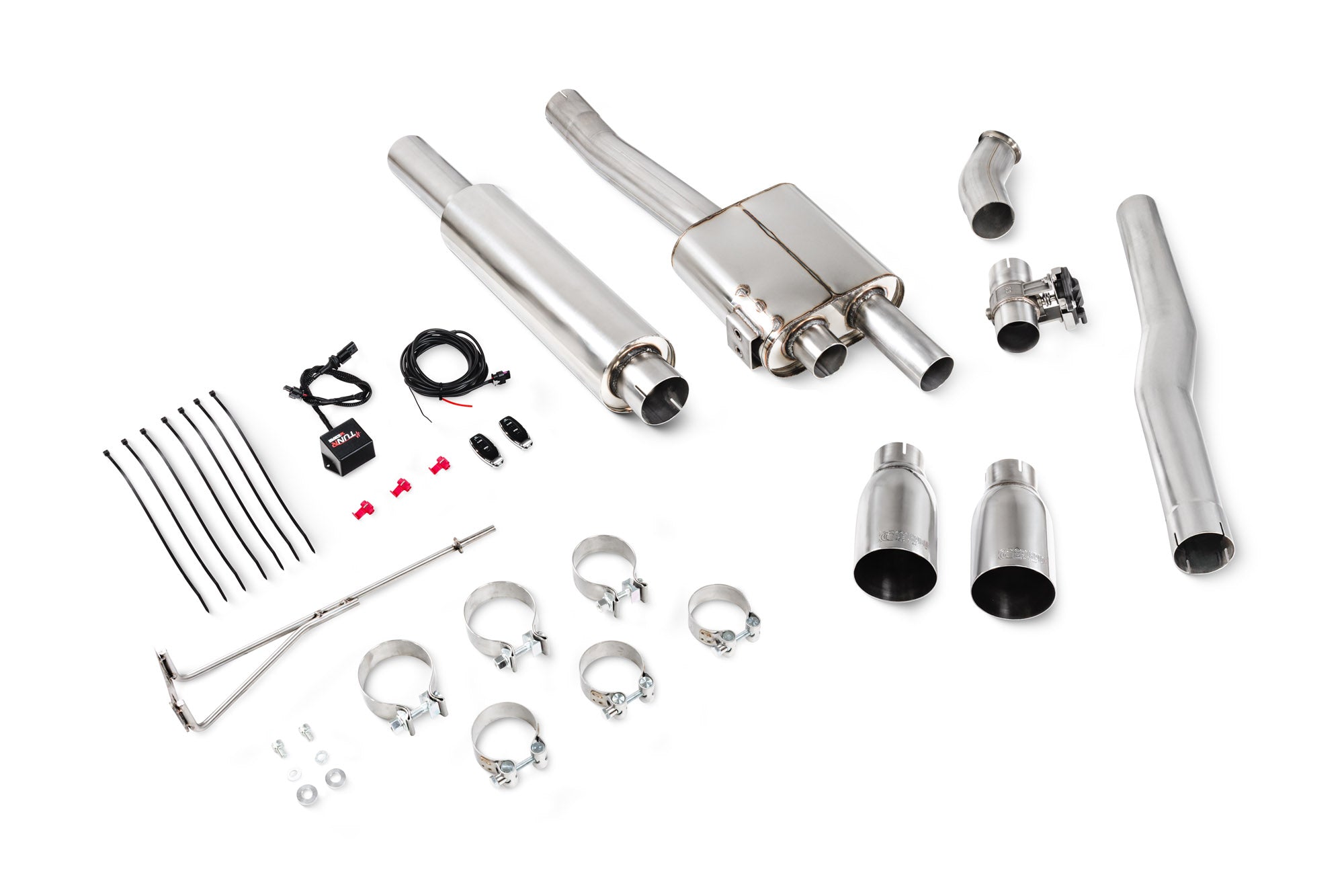 Mini Cooper S F56 (Non UK/Euro models) TunR Resonated cat-back system with valve - Scorpion