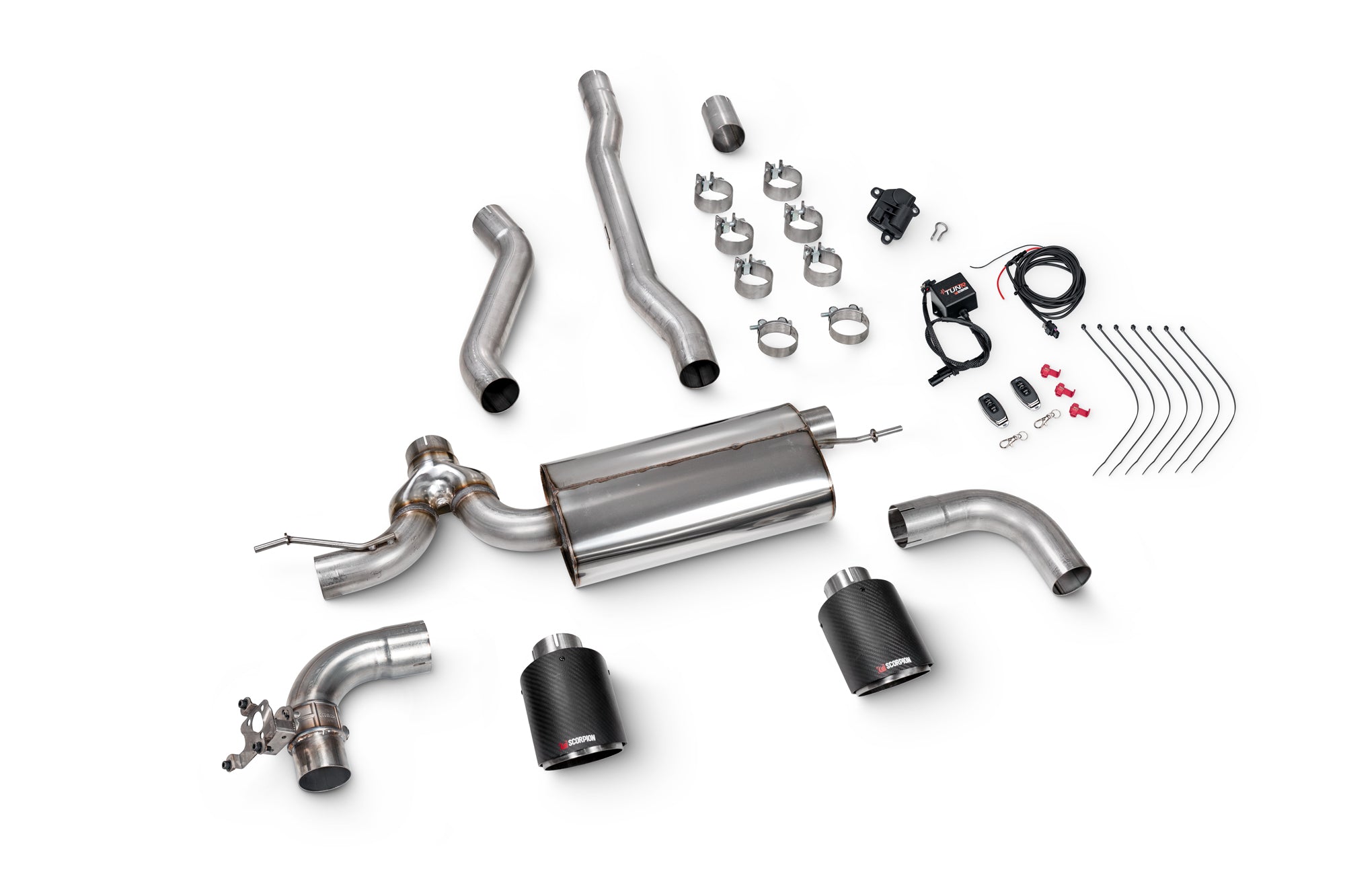 Mini Clubman F54 Cooper S 19-On Excludes JCW and ALL4 models TunR GPF-Back System - Scorpion