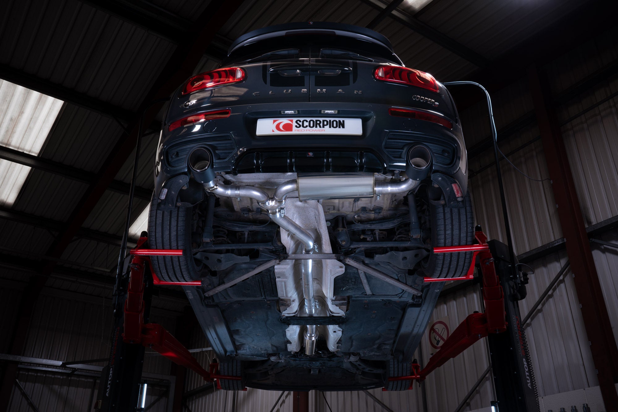 Mini Clubman F54 Cooper S 15-18 Non GPF Models TunR Resonated Cat-Back System - Scorpion