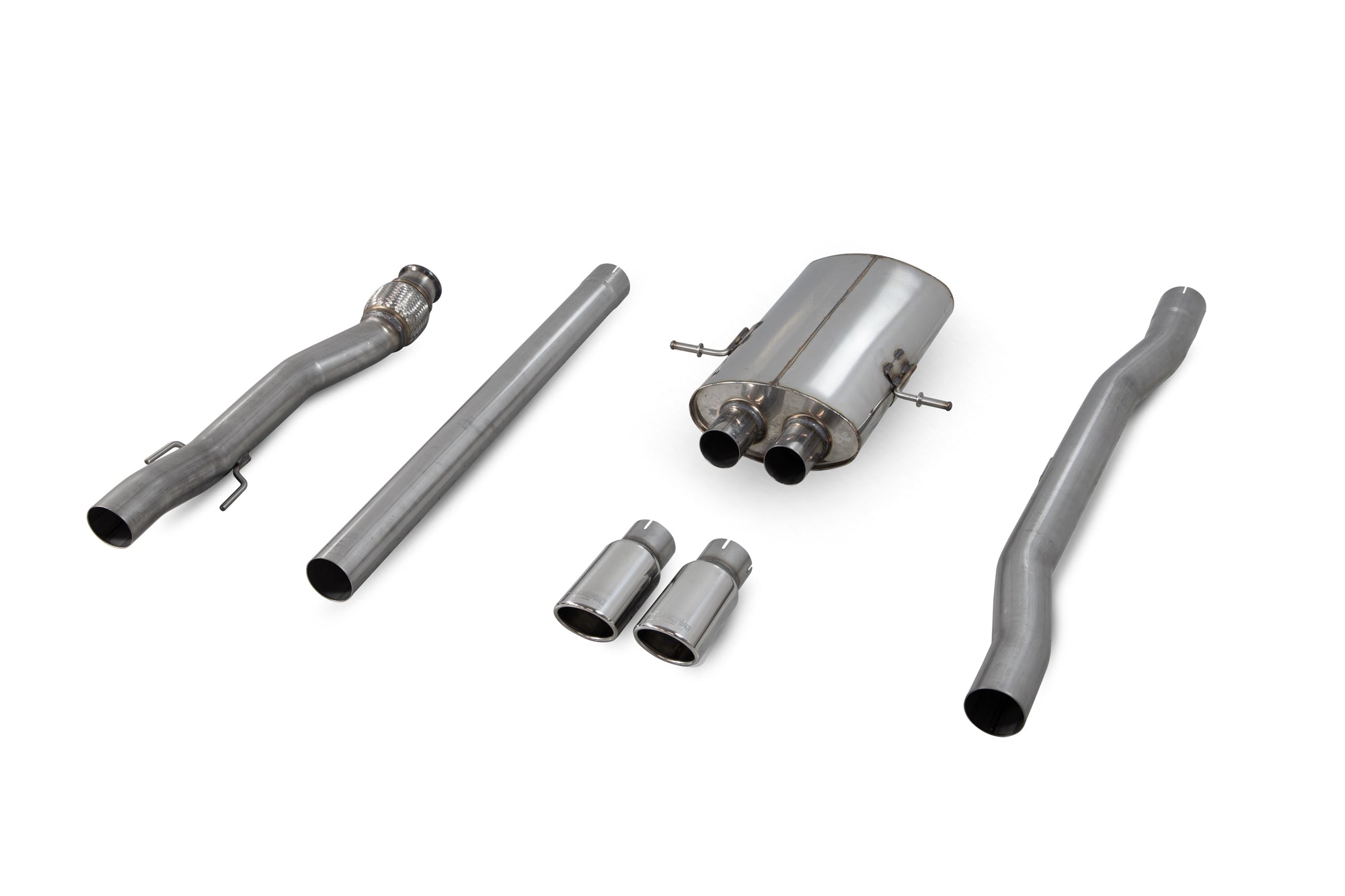 Mini Cooper S R56 / R57 / R58 / R59 Non-resonated cat-back system - Scorpion