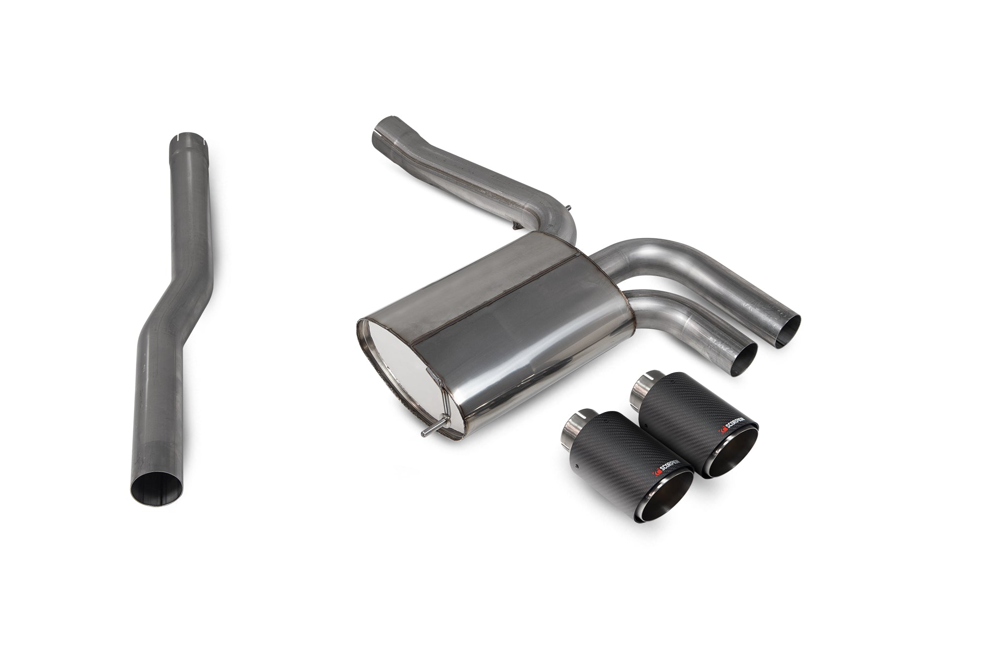 Mini Cooper S F56 JCW GP3 Non-resonated GPF-back system - Scorpion