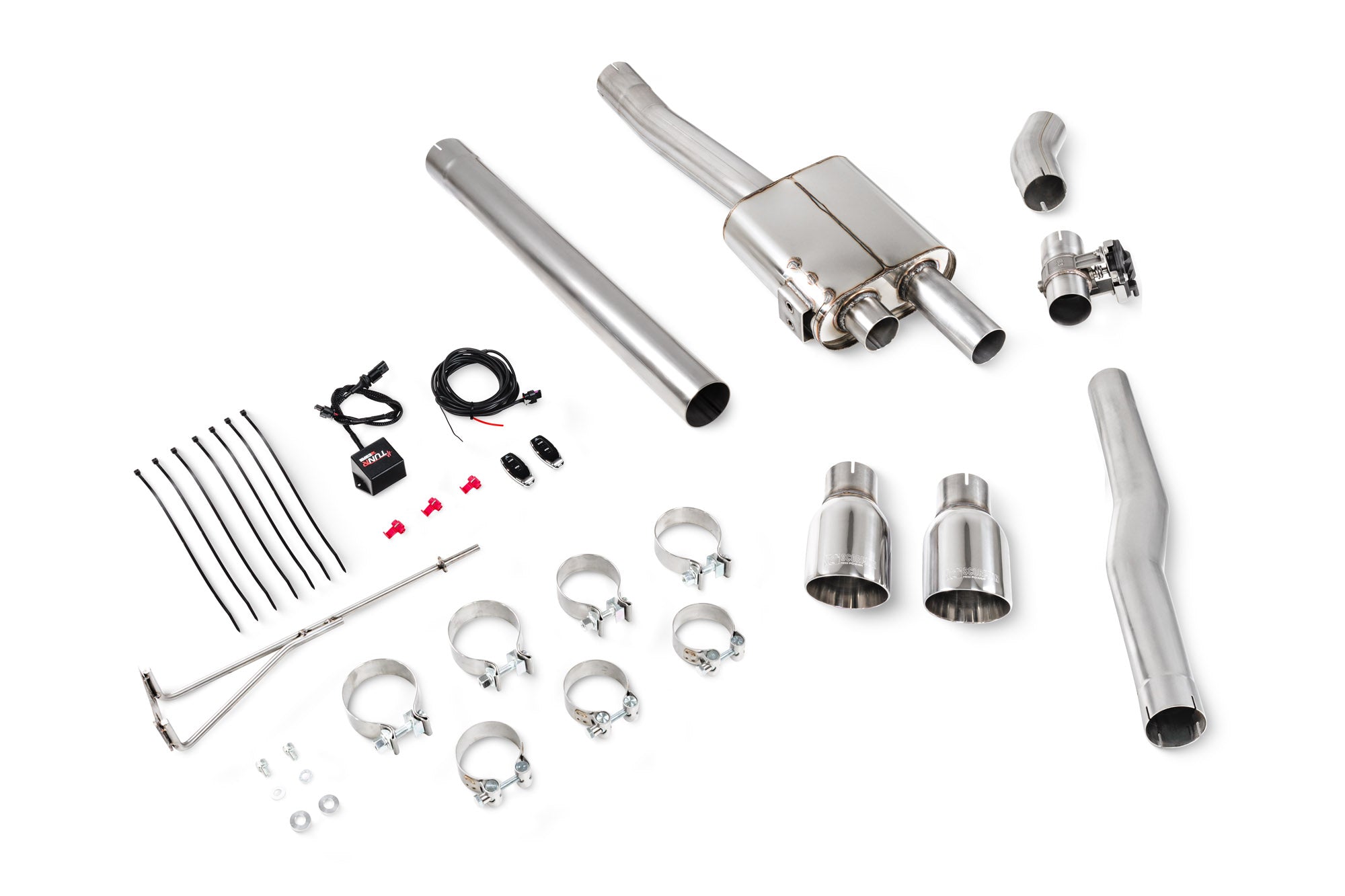 Mini Cooper S F56, Non-GPF Model Only TunR Non-resonated cat-back system with valve - Scorpion