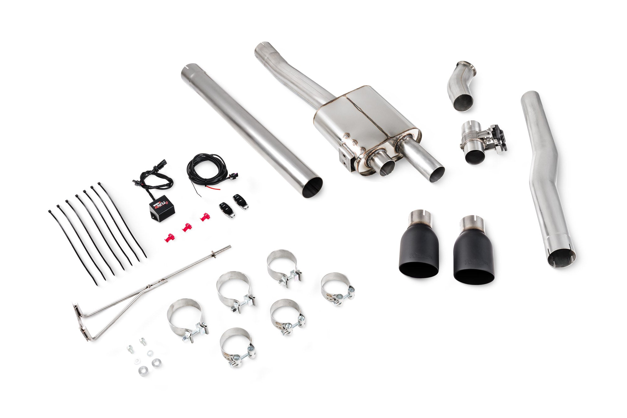 Mini Cooper S F56 (Non UK/Euro models) TunR Non-resonated cat-back system with valve - Scorpion