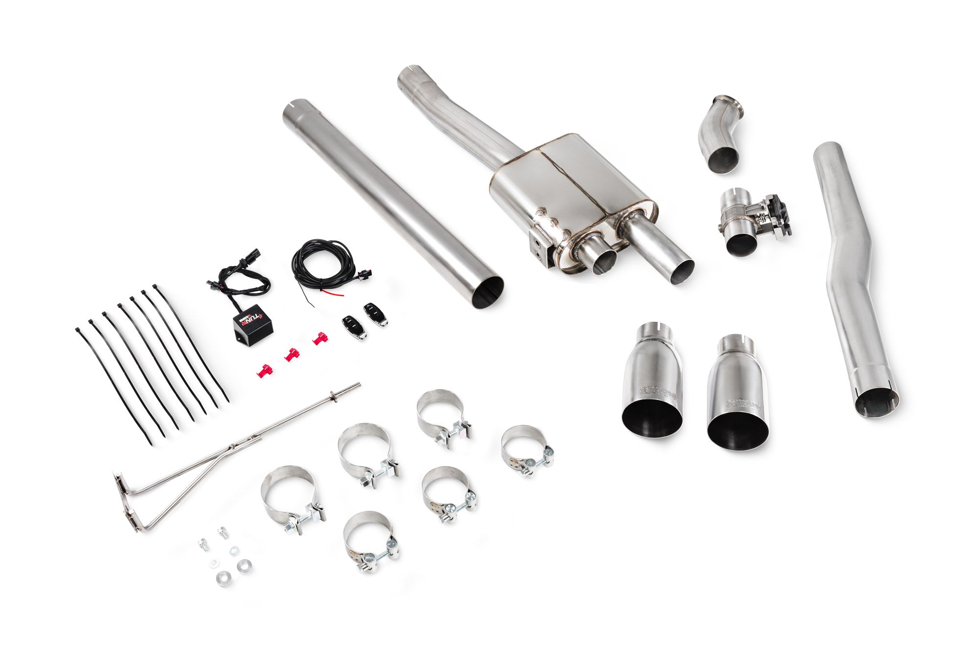 Mini Cooper S F56 (Non UK/Euro models) TunR Non-resonated cat-back system with valve - Scorpion