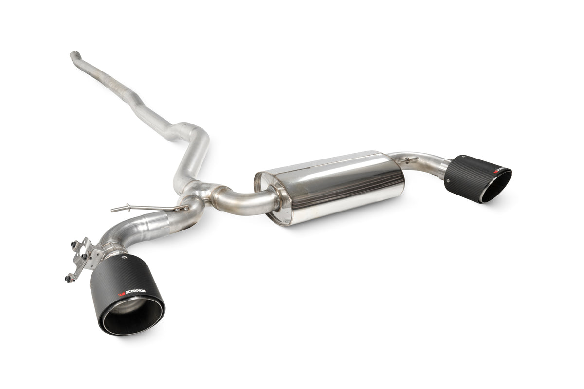 Mini Clubman F54 Cooper S 15-18 Non GPF Models TunR Non Resonated Cat-Back System - Scorpion