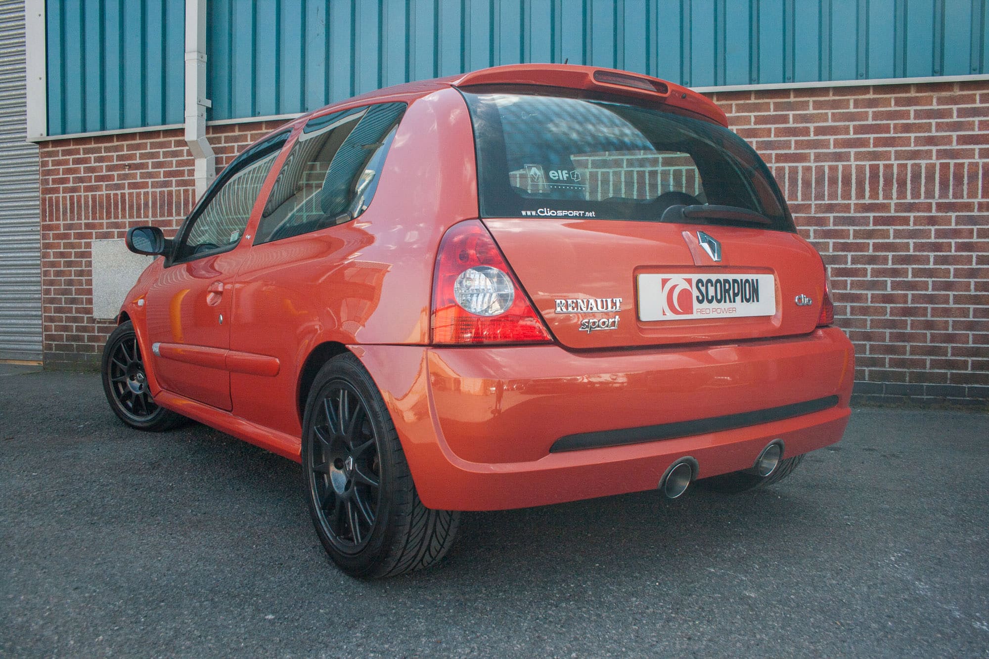 Renault Clio MK2 2.0 182 03-06 Resonated cat-back system - Scorpion