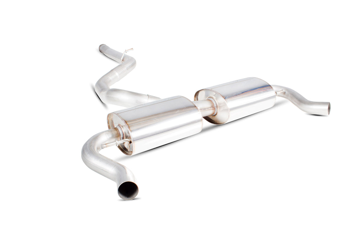 Renault Clio MK4 RS 200 EDC Non-resonated cat-back system - Scorpion