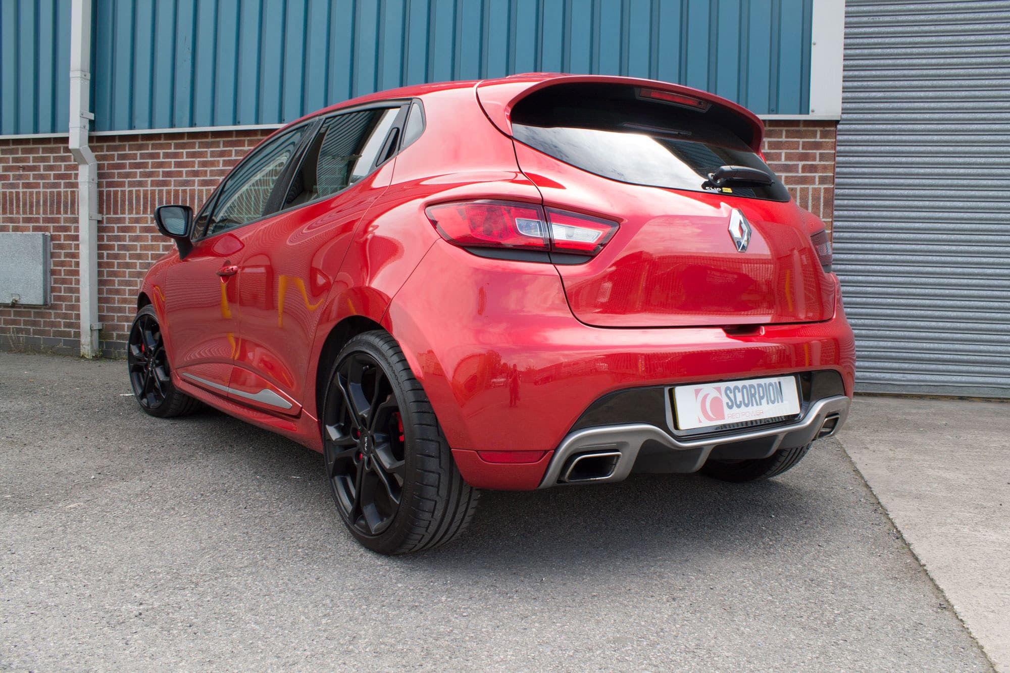 Renault Clio MK4 RS 200 EDC Non-resonated cat-back system - Scorpion