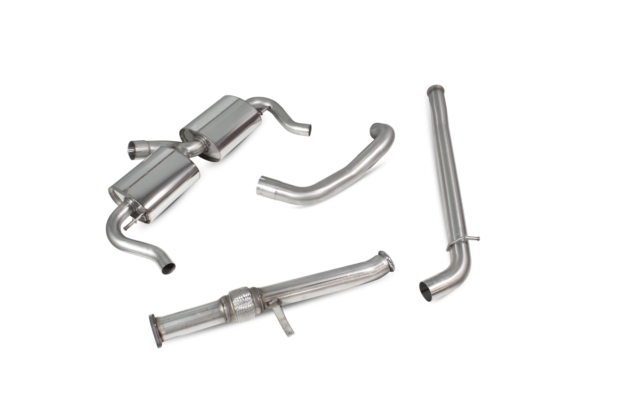 Renault Clio MK4 RS 200 EDC / 220 Trophy Non-resonated cat-back system - Scorpion