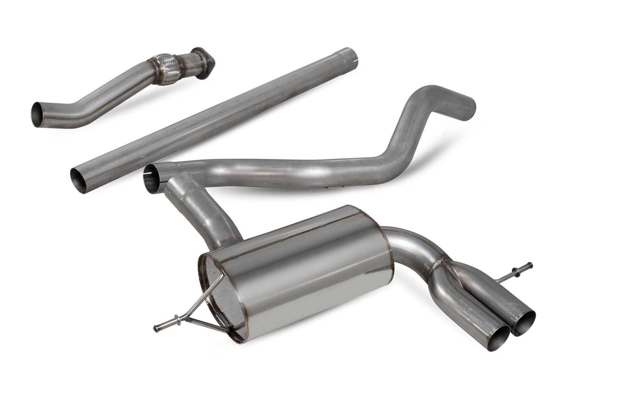 Renault Megane RS280 GPF/ RS300 Trophy Non-resonated Cat/GPF-back system - Scorpion