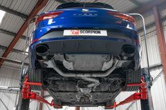 Seat Leon Cupra ST 300 4Drive Resonated gpf-back system - Scorpion