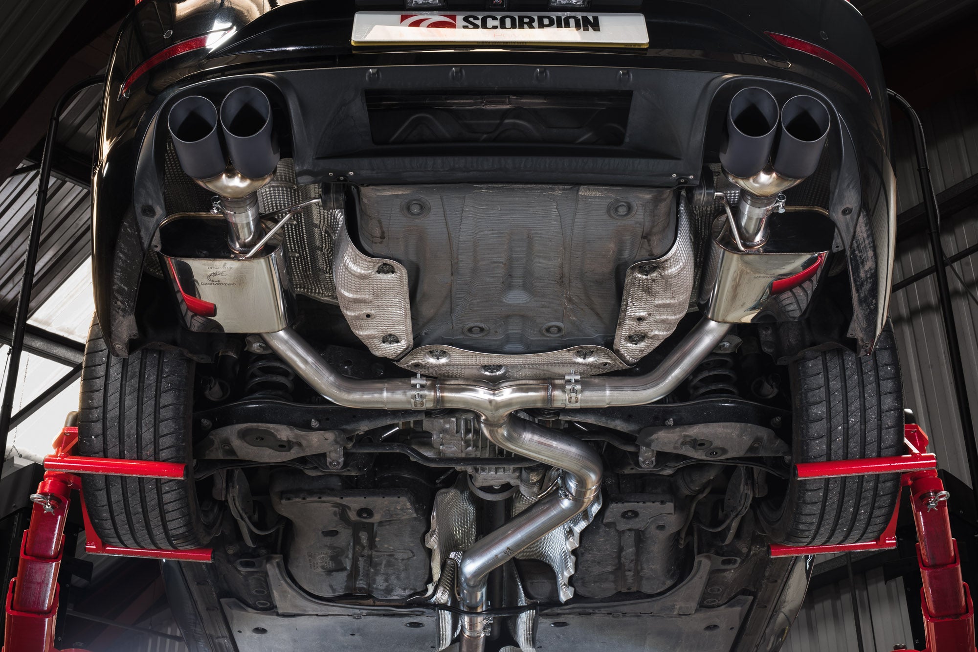 CUPRA Leon ST VZ 4Drive Resonated gpf-back system - Scorpion