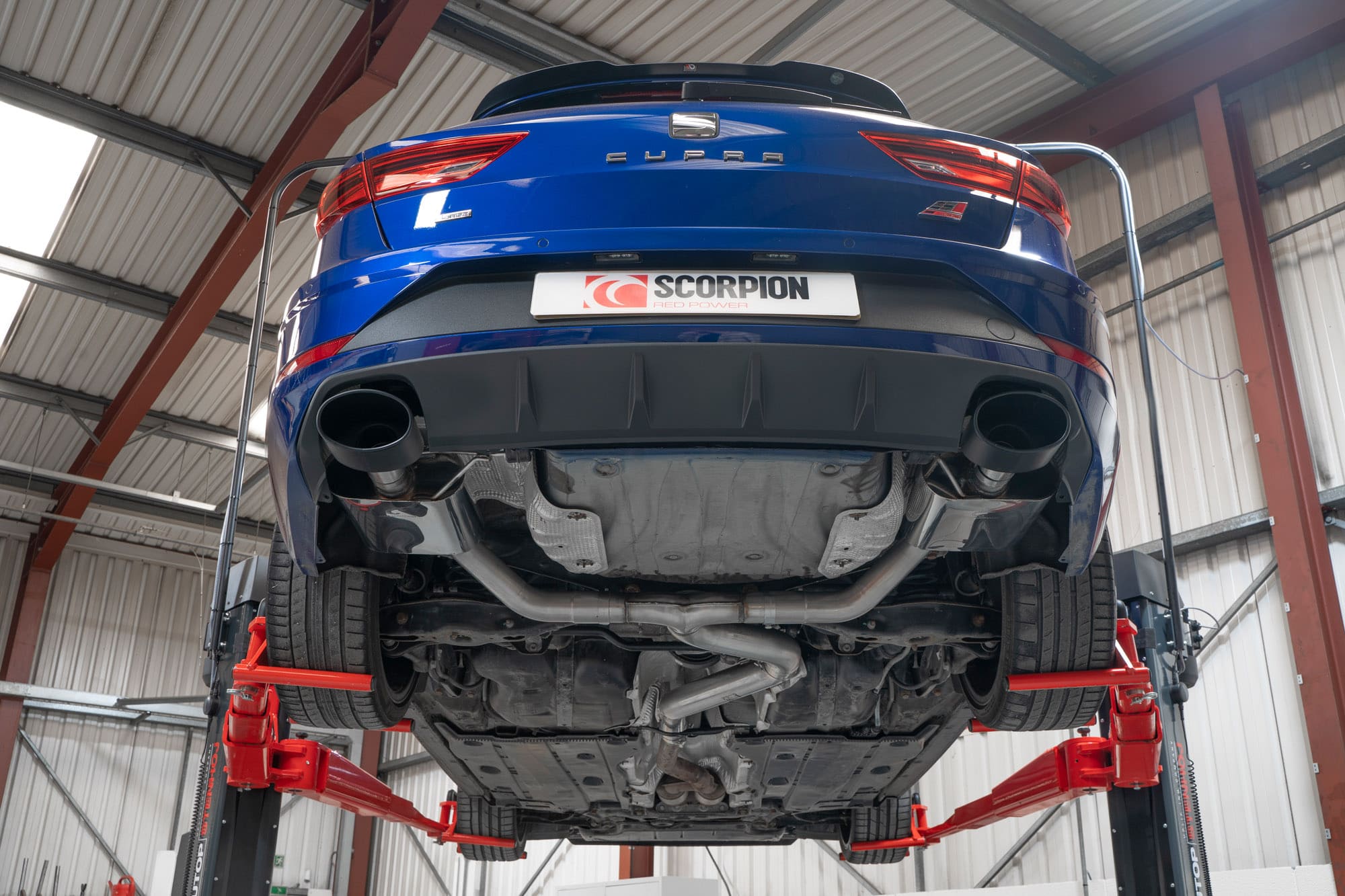 Seat Leon Cupra ST 300 4Drive Non-resonated gpf-back system - Scorpion