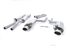Milltek Audi RS4 B7 4.2 V8 SALOON, AVANT AND CABRIOLET (2006 to 2008) Resonated. Including Exhaust Valves. Polished Oval Trims