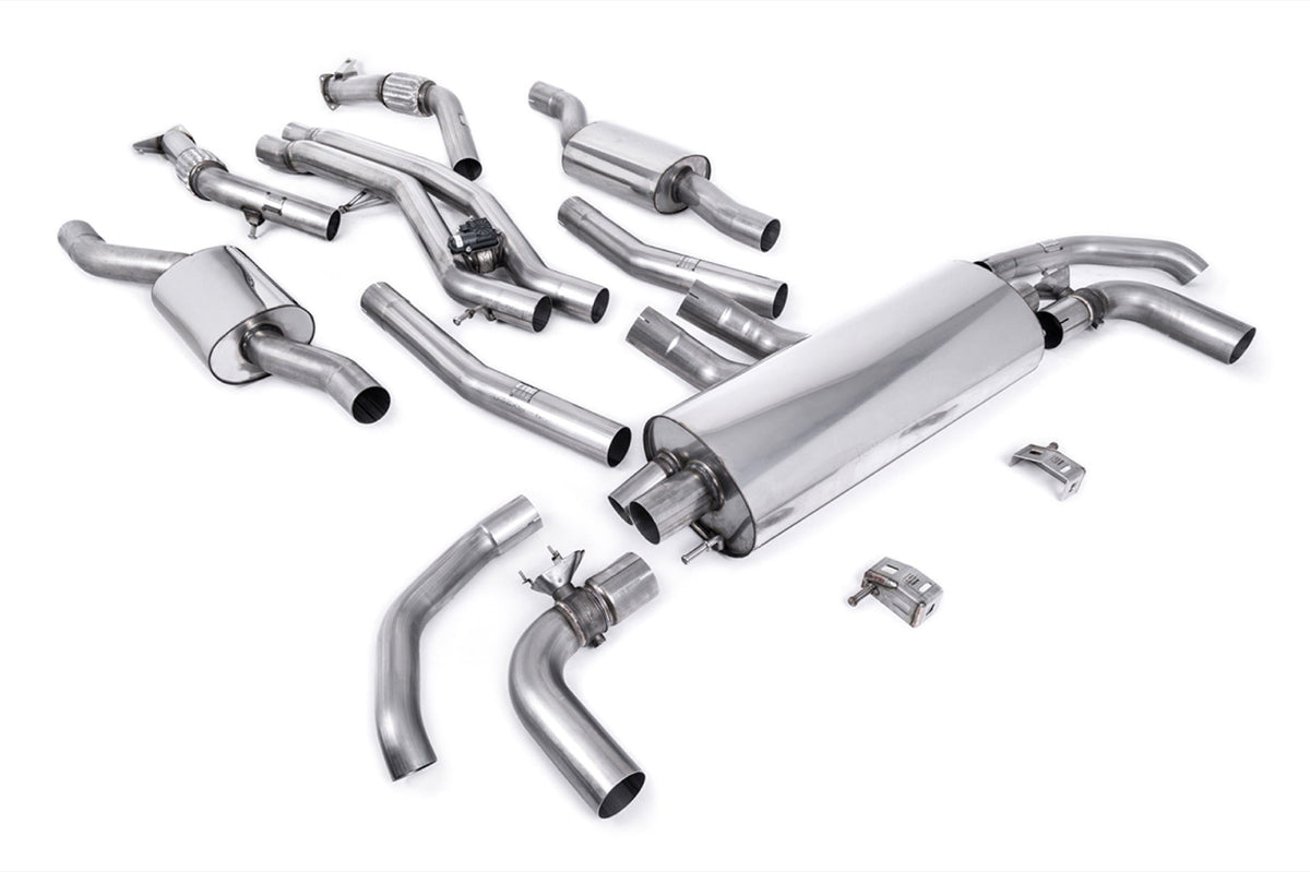 Milltek Audi SQ8 4.0 V8 BI-TURBO (NON OPF / GPF EQUIPPED MODELS PRE LCI) (2020 to 2024) - Resonated - Fits to OE Tailpipes - Does not require cutting