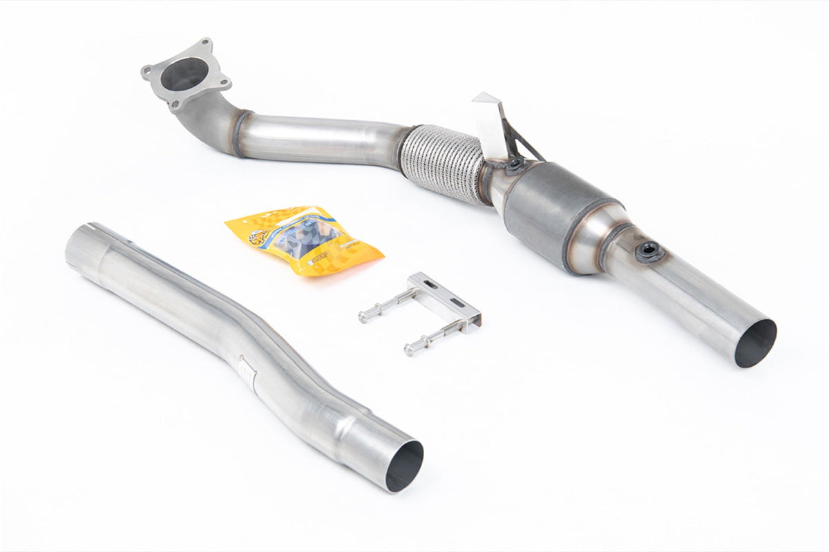 Milltek Audi TT MK2 TTS QUATTRO (2008 to 2014) Cast Downpipe with 200 Cell Race High Flow Cat. For use with the 2.75 and requires a Stage 2 ECU remap.