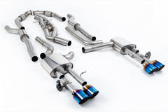 Milltek Audi S8 D5 4.0 TFSI V8 SALOON / SEDAN Cat-back Exhaust - LONG WHEEL BASE (NON OPF/GPF US/ROW MODELS) (2020 and Later) - EC Approval Awaiting Testing