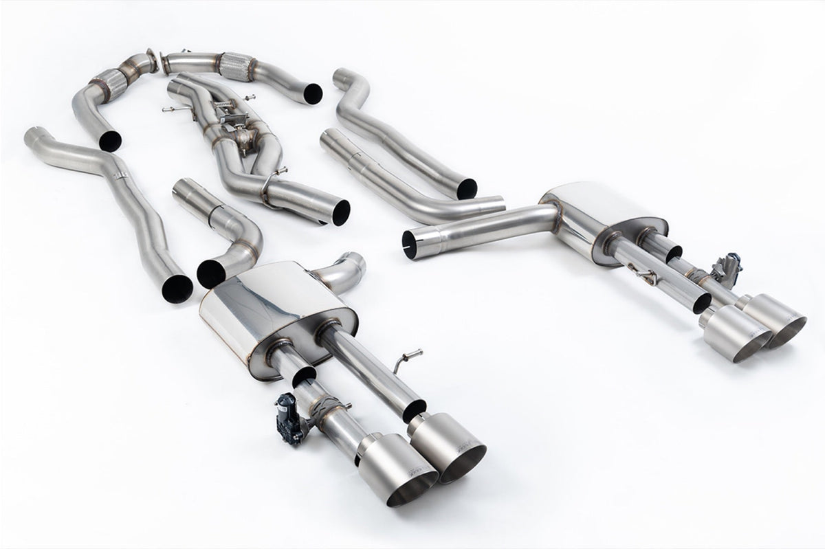 Milltek Audi S8 D5 4.0 TFSI V8 SALOON / SEDAN Cat-back Exhaust - LONG WHEEL BASE (NON OPF/GPF US/ROW MODELS) (2020 and Later) - Louder